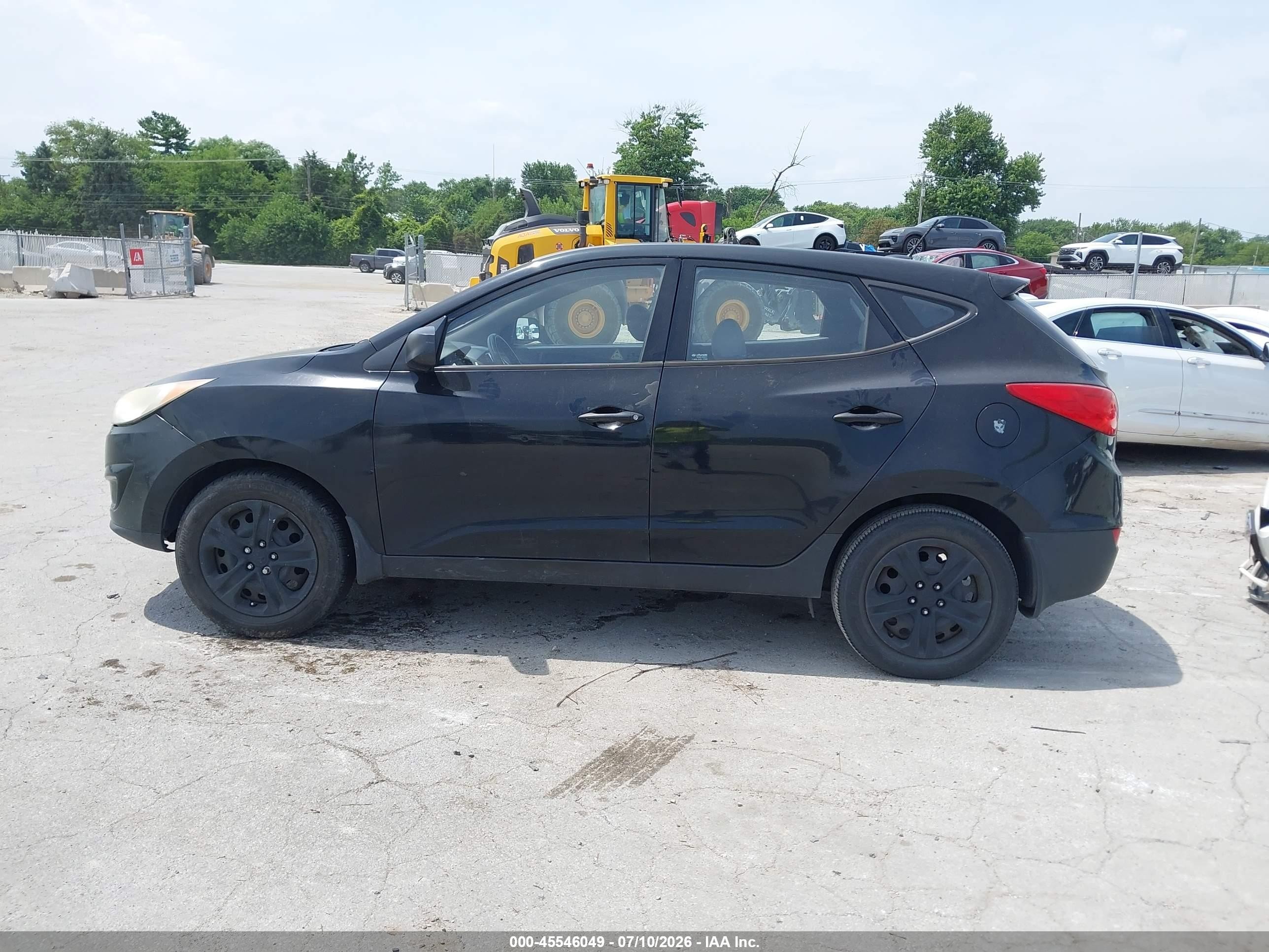 2011 Hyundai Tucson Gl Black vin: KM8JT3AB7BU121502