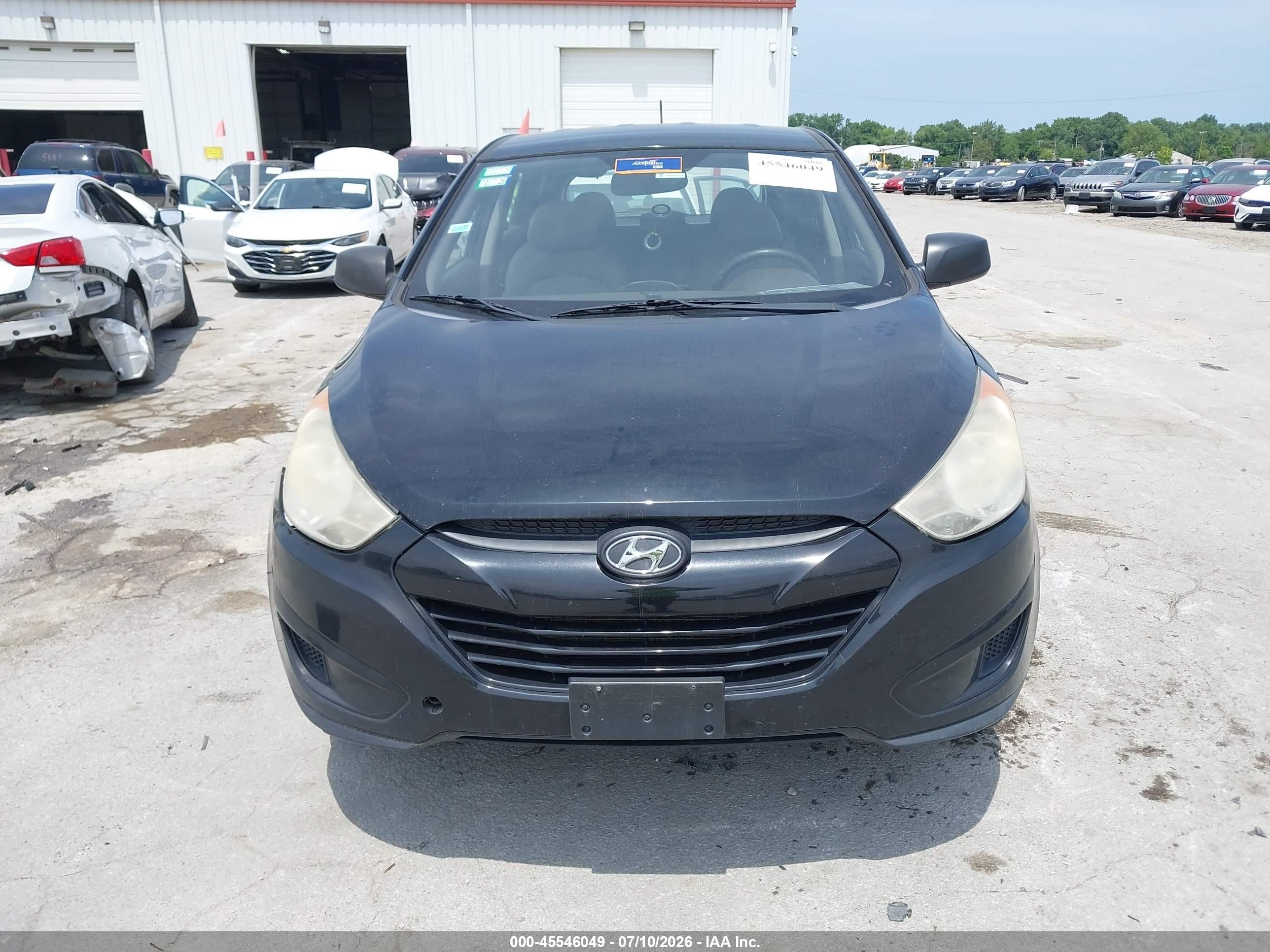 2011 Hyundai Tucson Gl Black vin: KM8JT3AB7BU121502