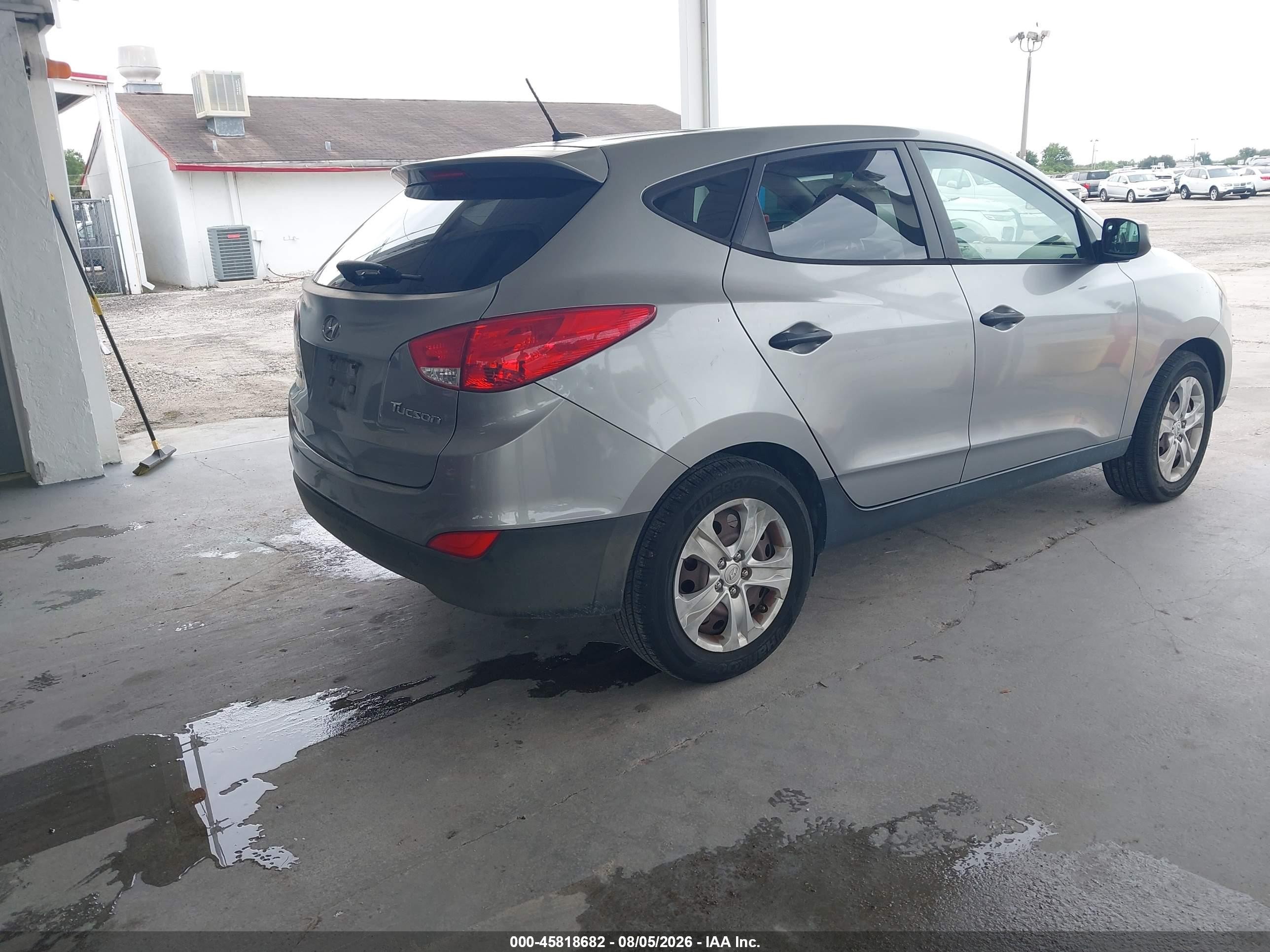 2012 Hyundai Tucson Gl Silver vin: KM8JT3AB7CU405049