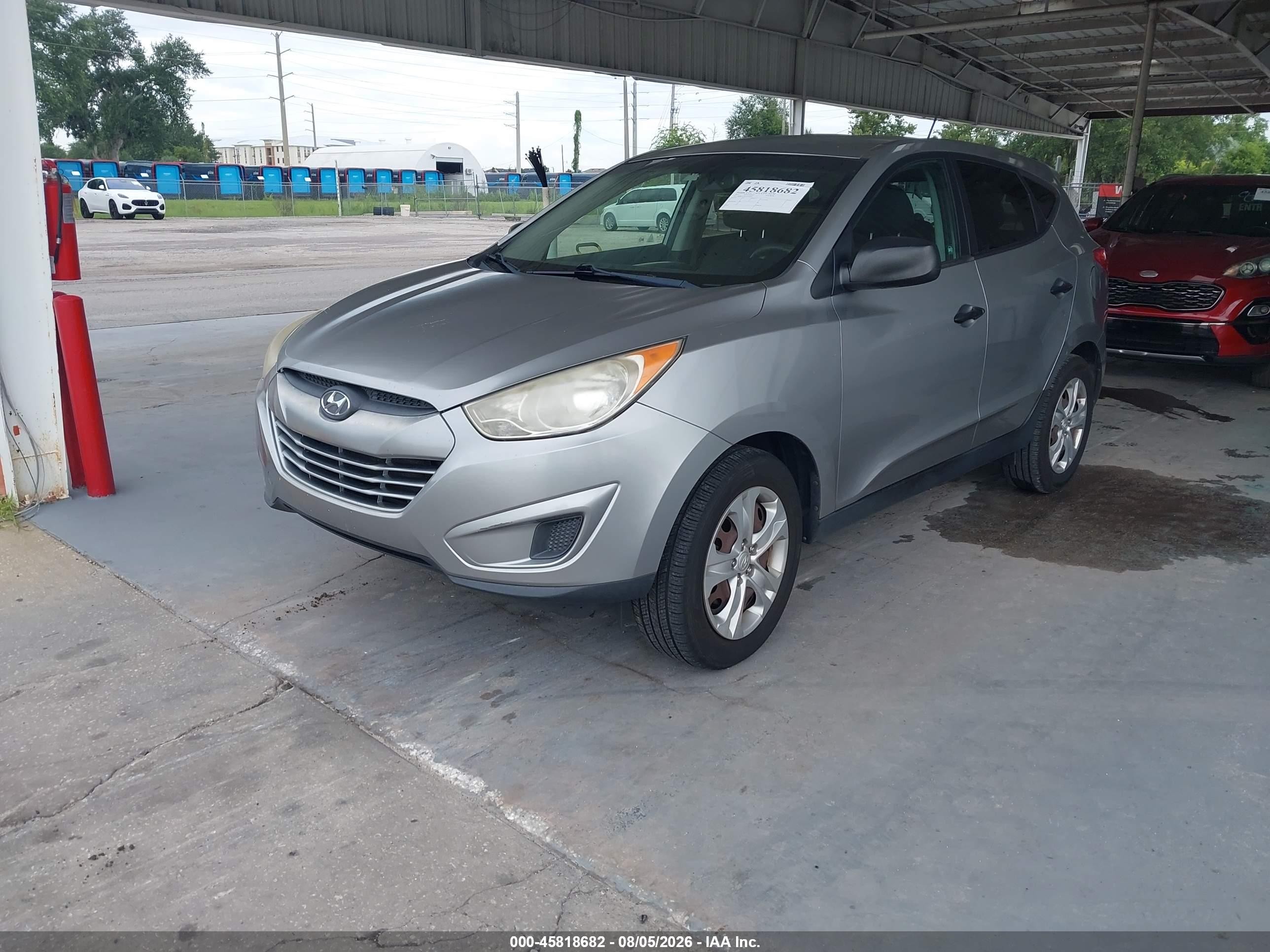 2012 Hyundai Tucson Gl Silver vin: KM8JT3AB7CU405049