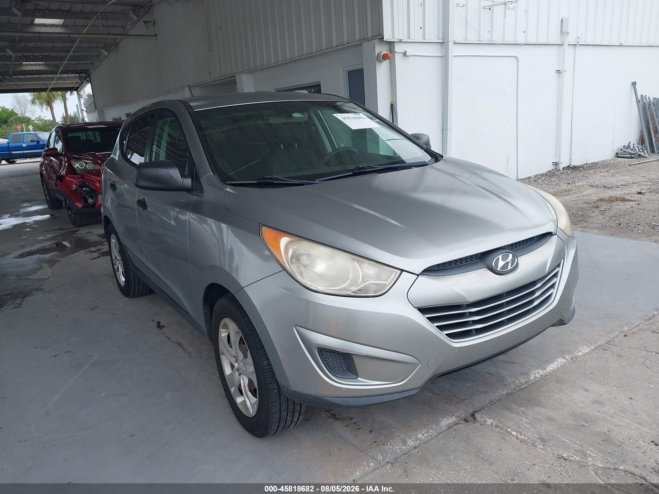 2012 Hyundai Tucson Gl Silver vin: KM8JT3AB7CU405049