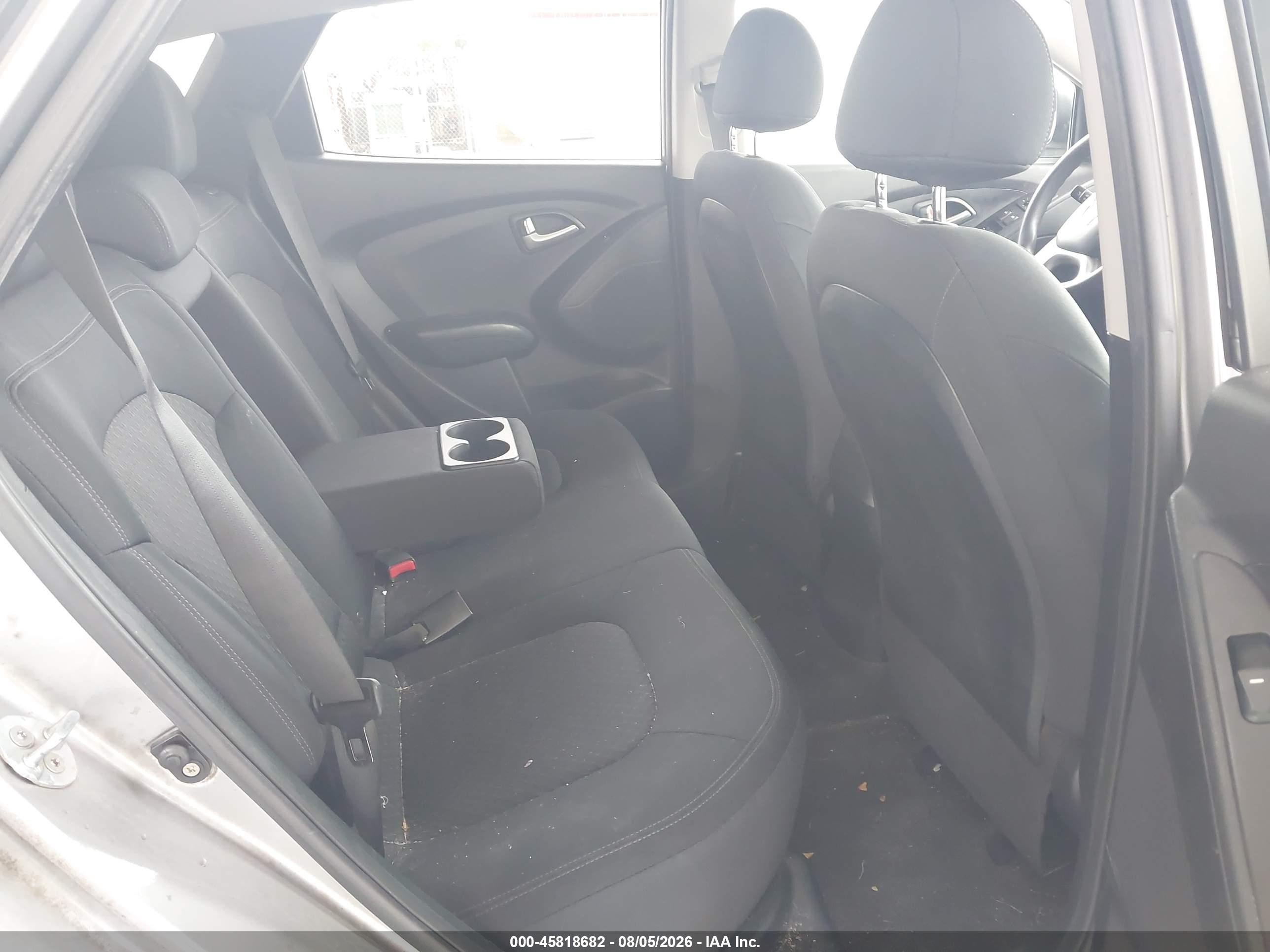 2012 Hyundai Tucson Gl Silver vin: KM8JT3AB7CU405049
