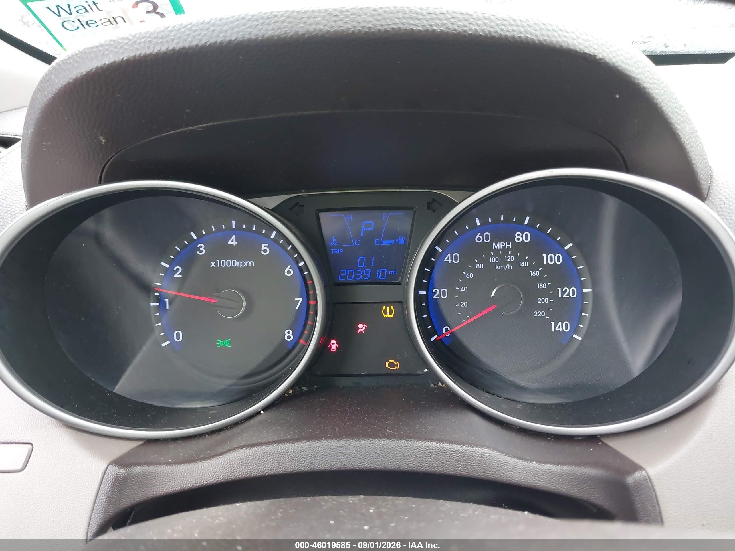 2011 Hyundai Tucson Gl Синий vin: KM8JT3AB8BU121329