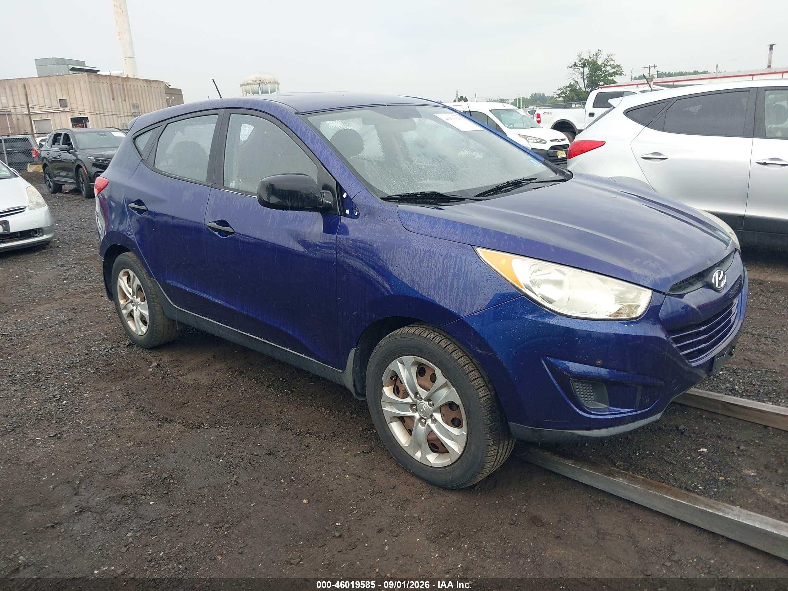 2011 Hyundai Tucson Gl Синий vin: KM8JT3AB8BU121329