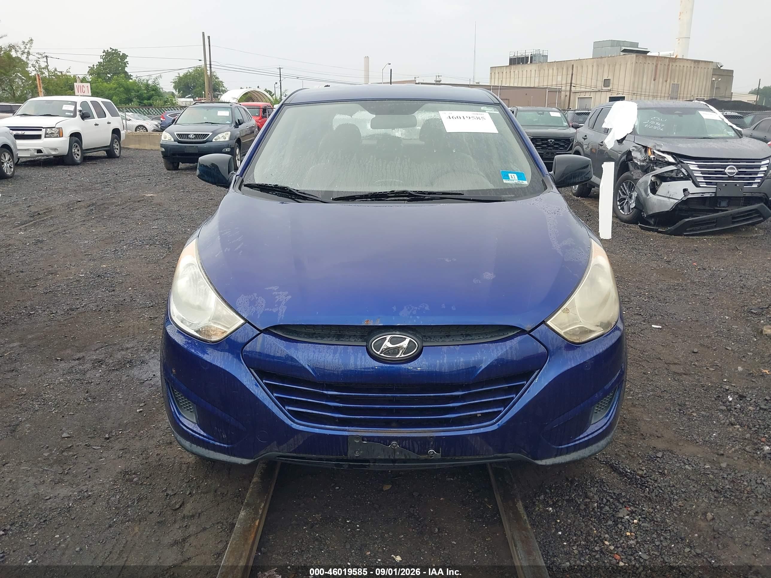 2011 Hyundai Tucson Gl Синий vin: KM8JT3AB8BU121329