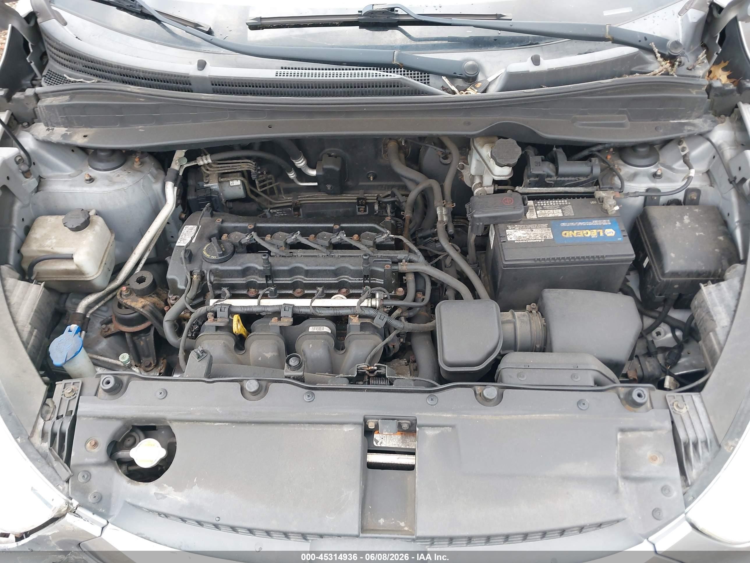 2011 Hyundai Tucson Gl Серый vin: KM8JT3AB8BU123162