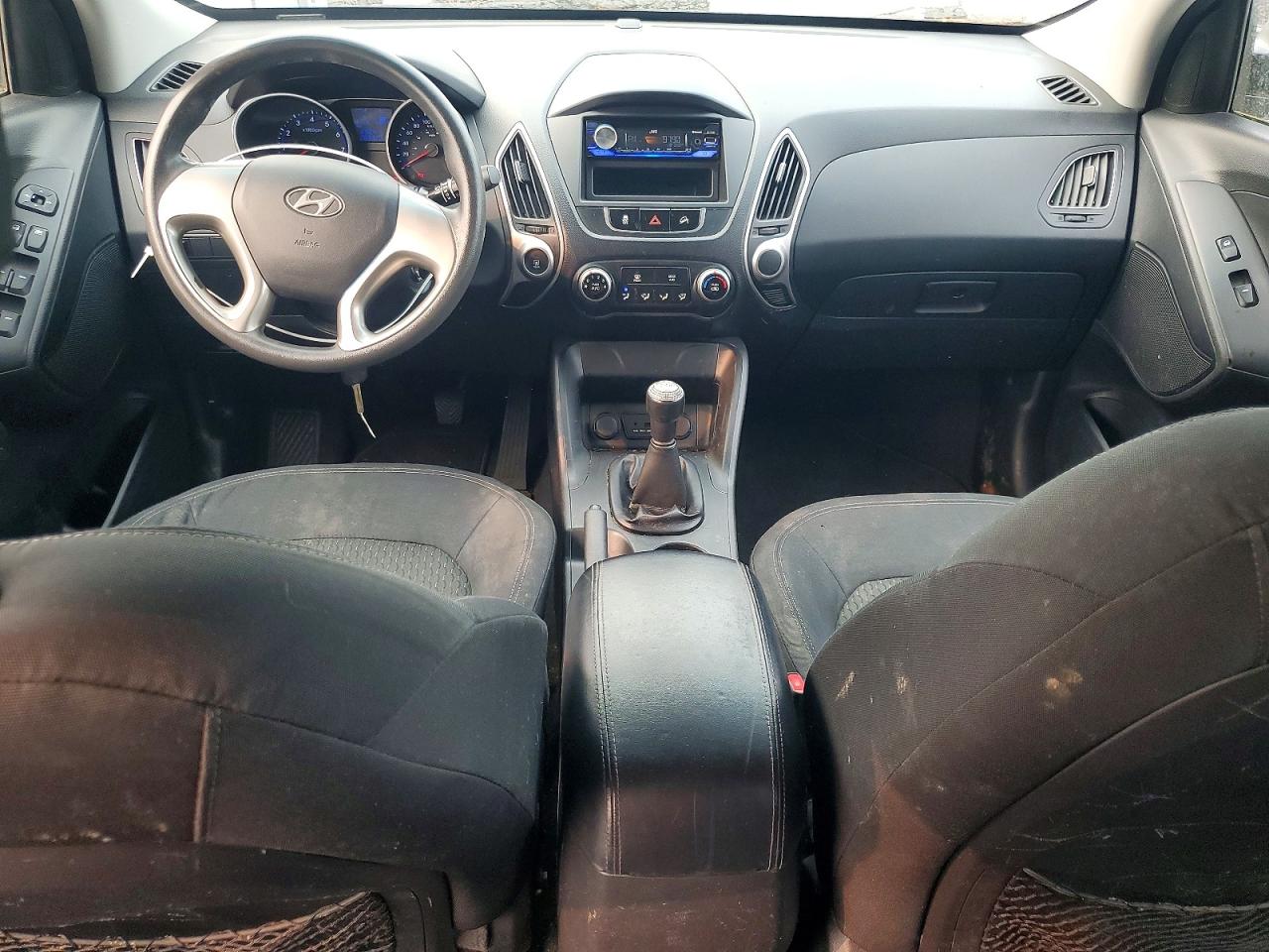 2013 Hyundai Tucson Gl Silver vin: KM8JT3AB8DU555527