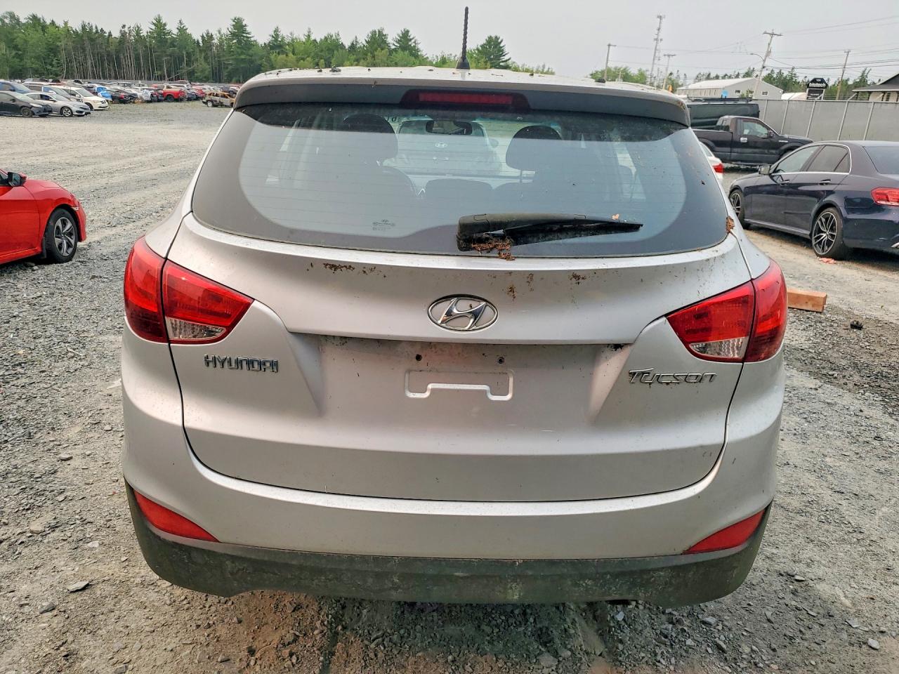 2013 Hyundai Tucson Gl Silver vin: KM8JT3AB8DU555527