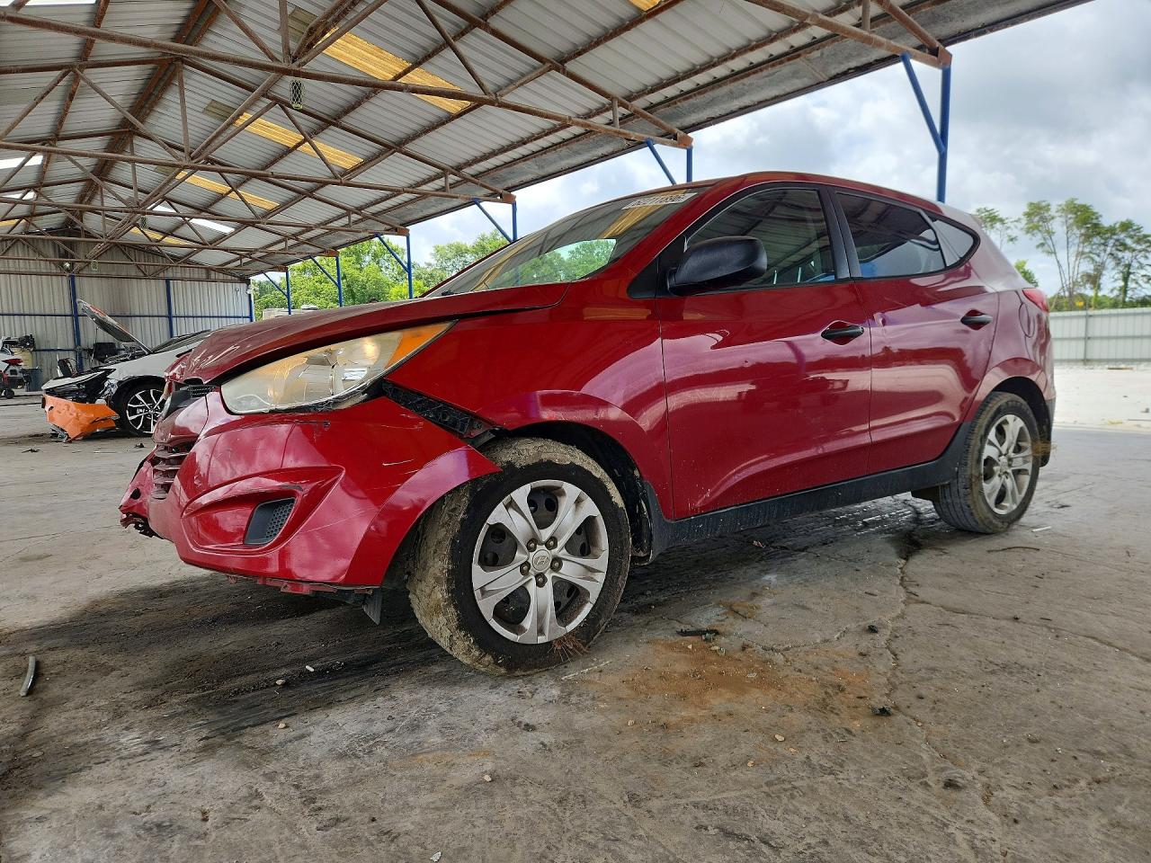 2013 Hyundai Tucson Gl Red vin: KM8JT3AB8DU663128
