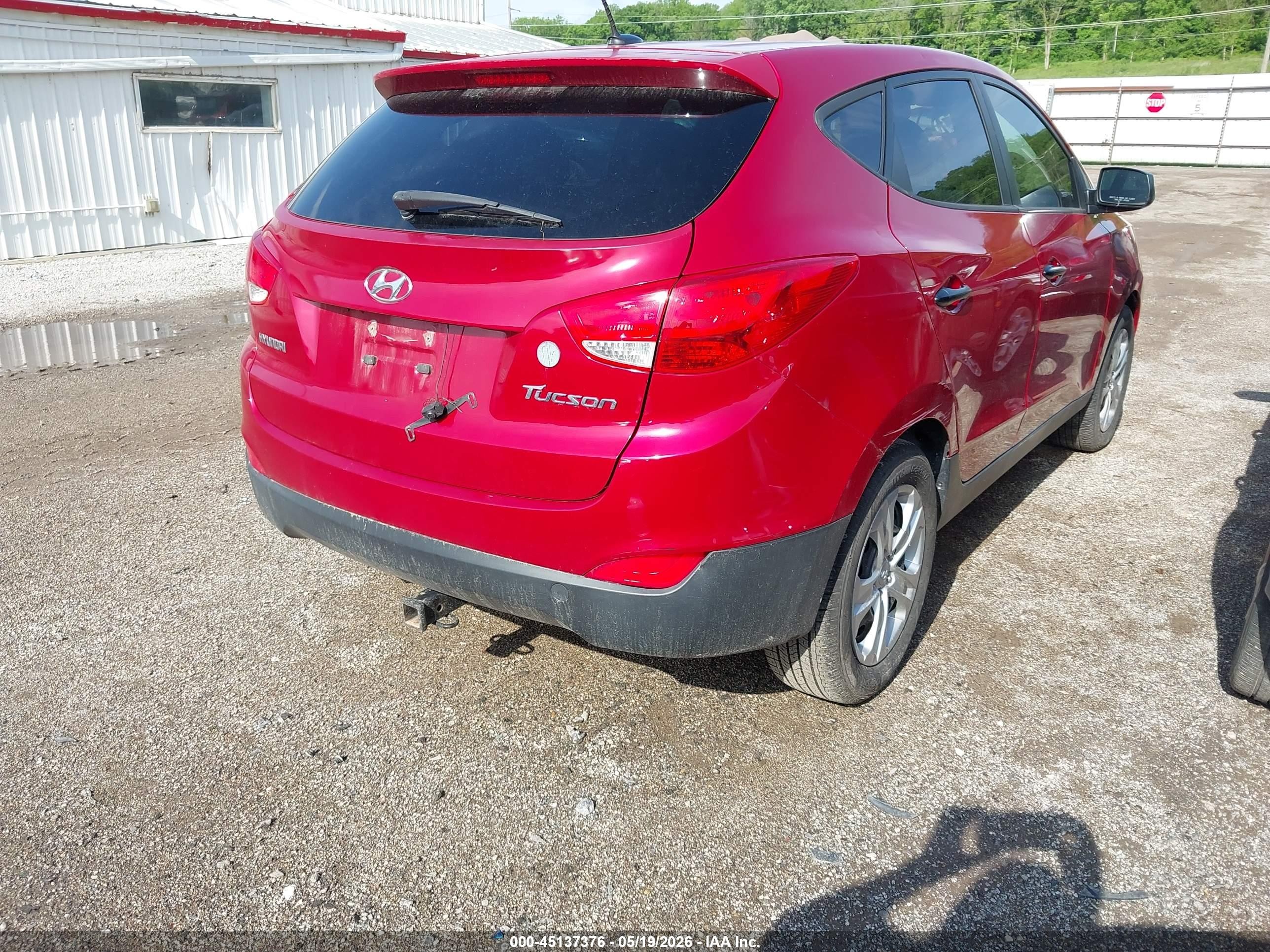 2013 Hyundai Tucson Gl Red vin: KM8JT3AB8DU769546