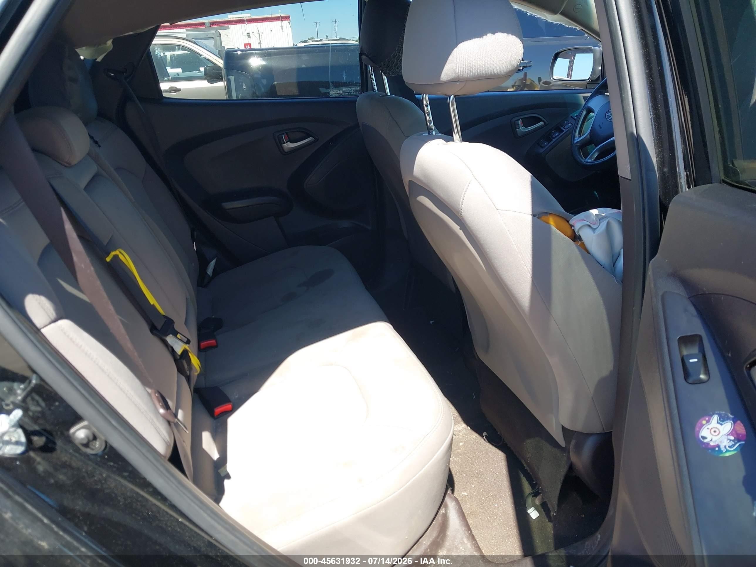 2012 Hyundai Tucson Gl Black vin: KM8JT3AB9CU511633