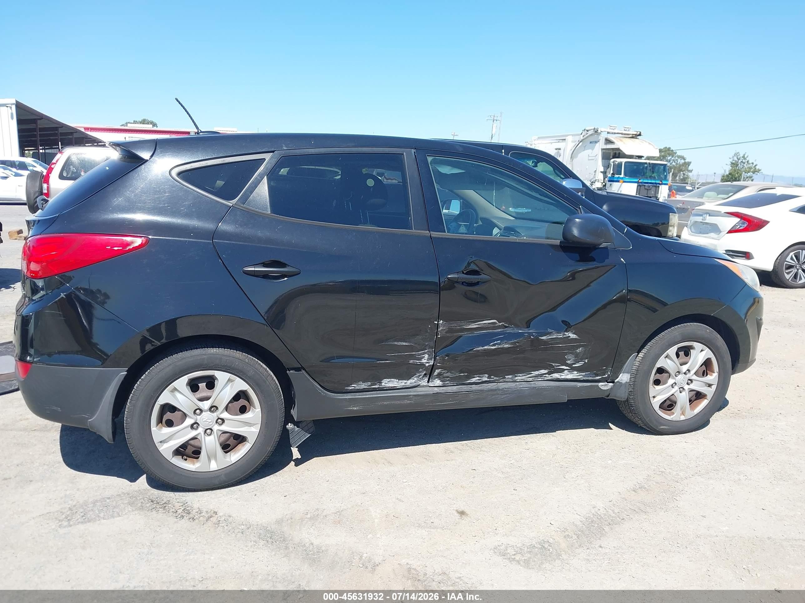 2012 Hyundai Tucson Gl Black vin: KM8JT3AB9CU511633