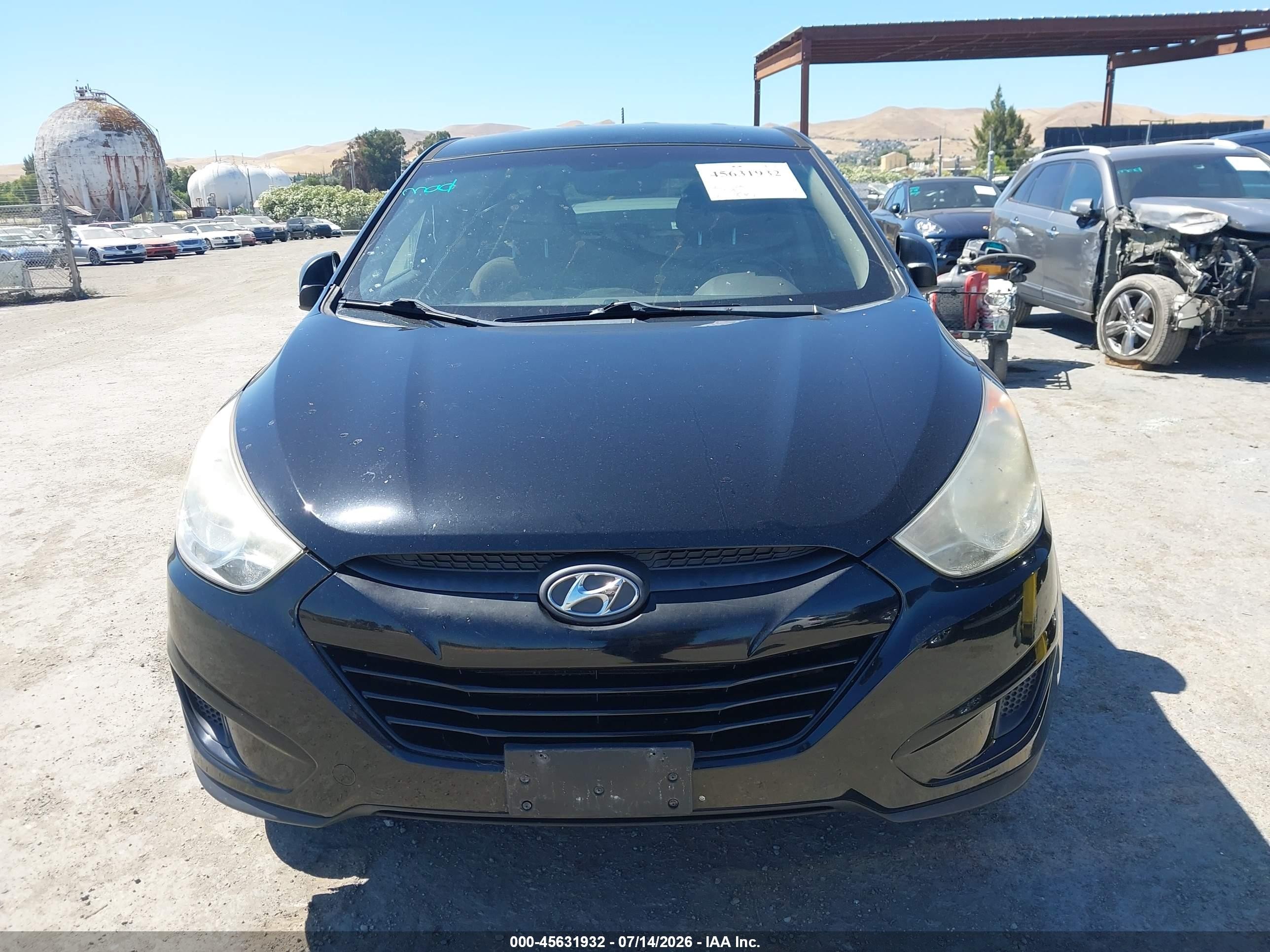 2012 Hyundai Tucson Gl Black vin: KM8JT3AB9CU511633
