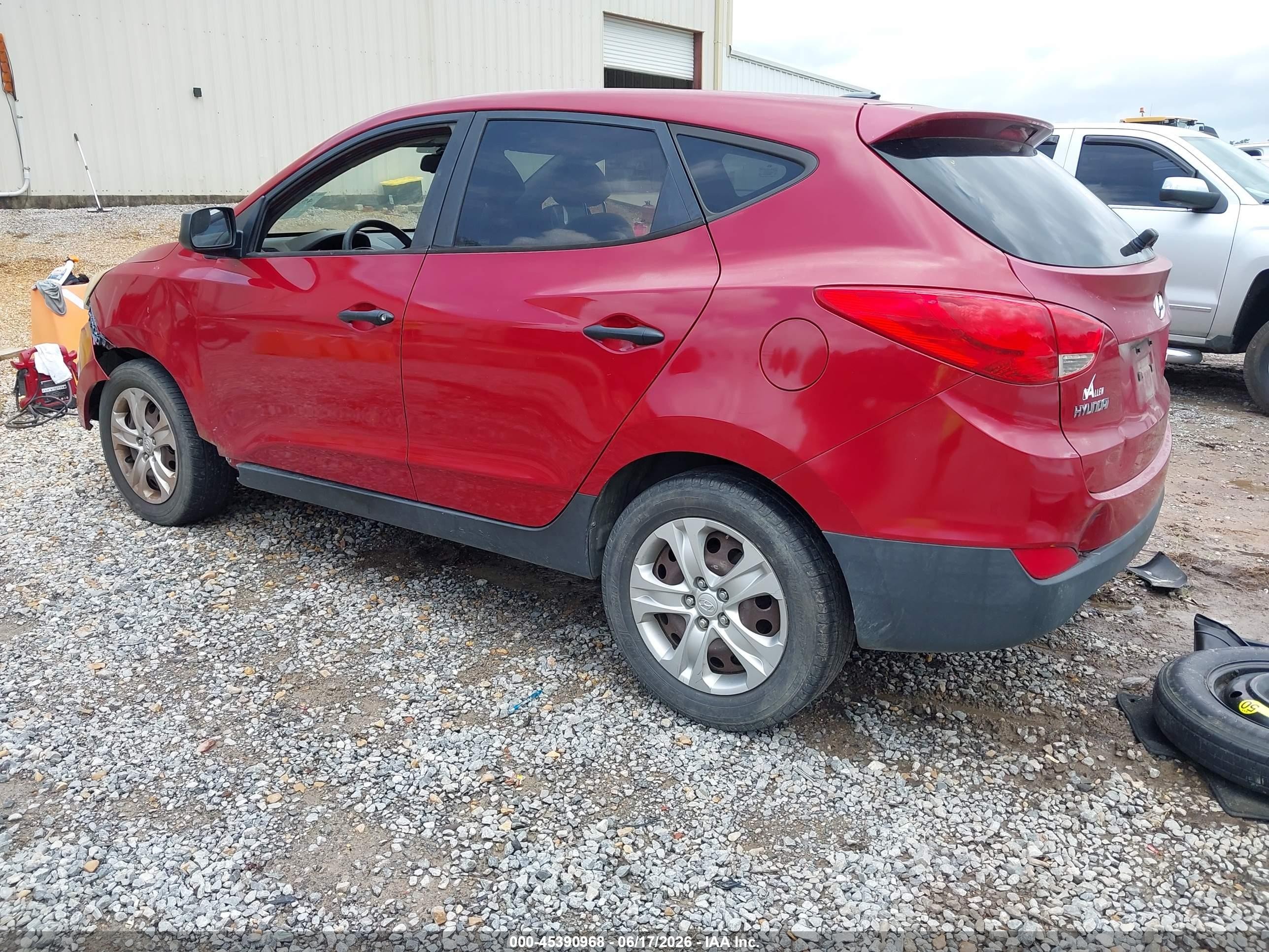 2013 Hyundai Tucson Gl Red vin: KM8JT3ABXDU583670