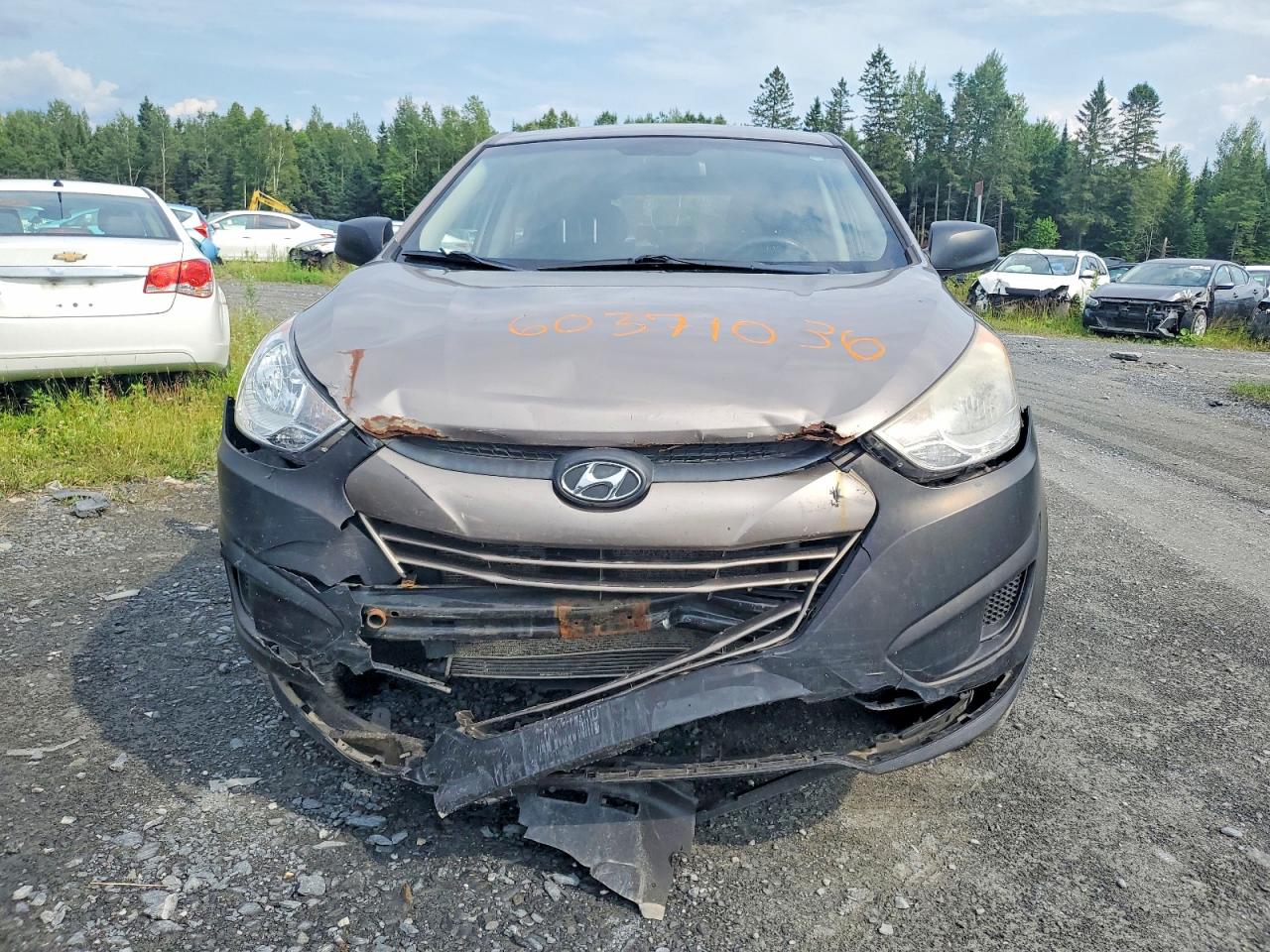 2012 Hyundai Tucson Gl Tan vin: KM8JT3AC0CU357581