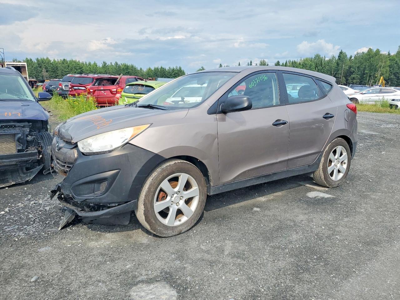 2012 Hyundai Tucson Gl Tan vin: KM8JT3AC0CU357581