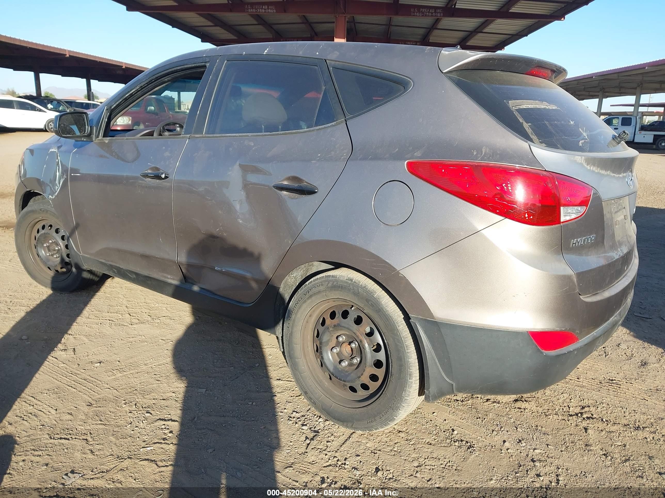 2010 Hyundai Tucson Gls Gray vin: KM8JT3AC2AU067565