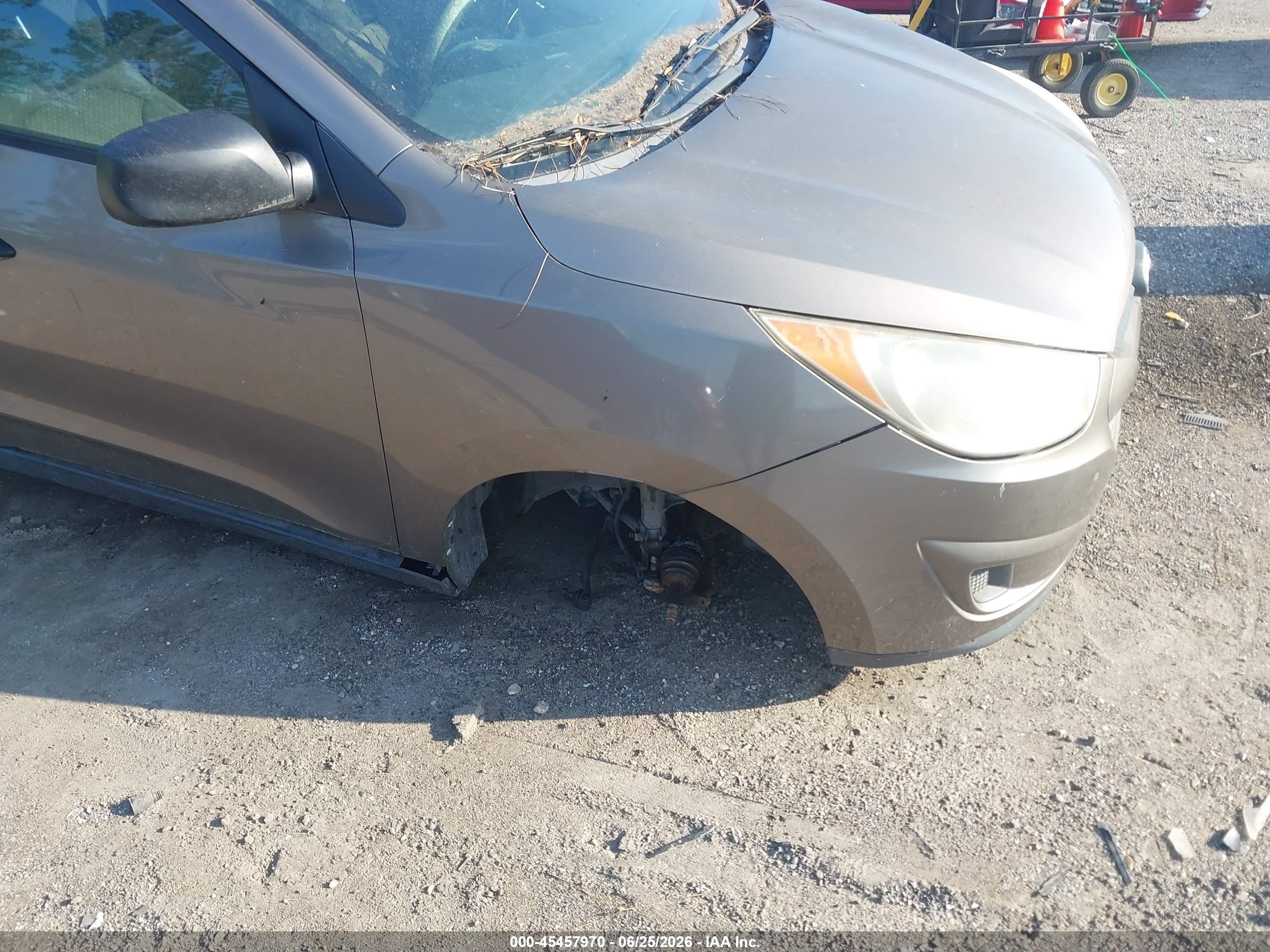 2010 Hyundai Tucson Gls Brown vin: KM8JT3AC2AU078341