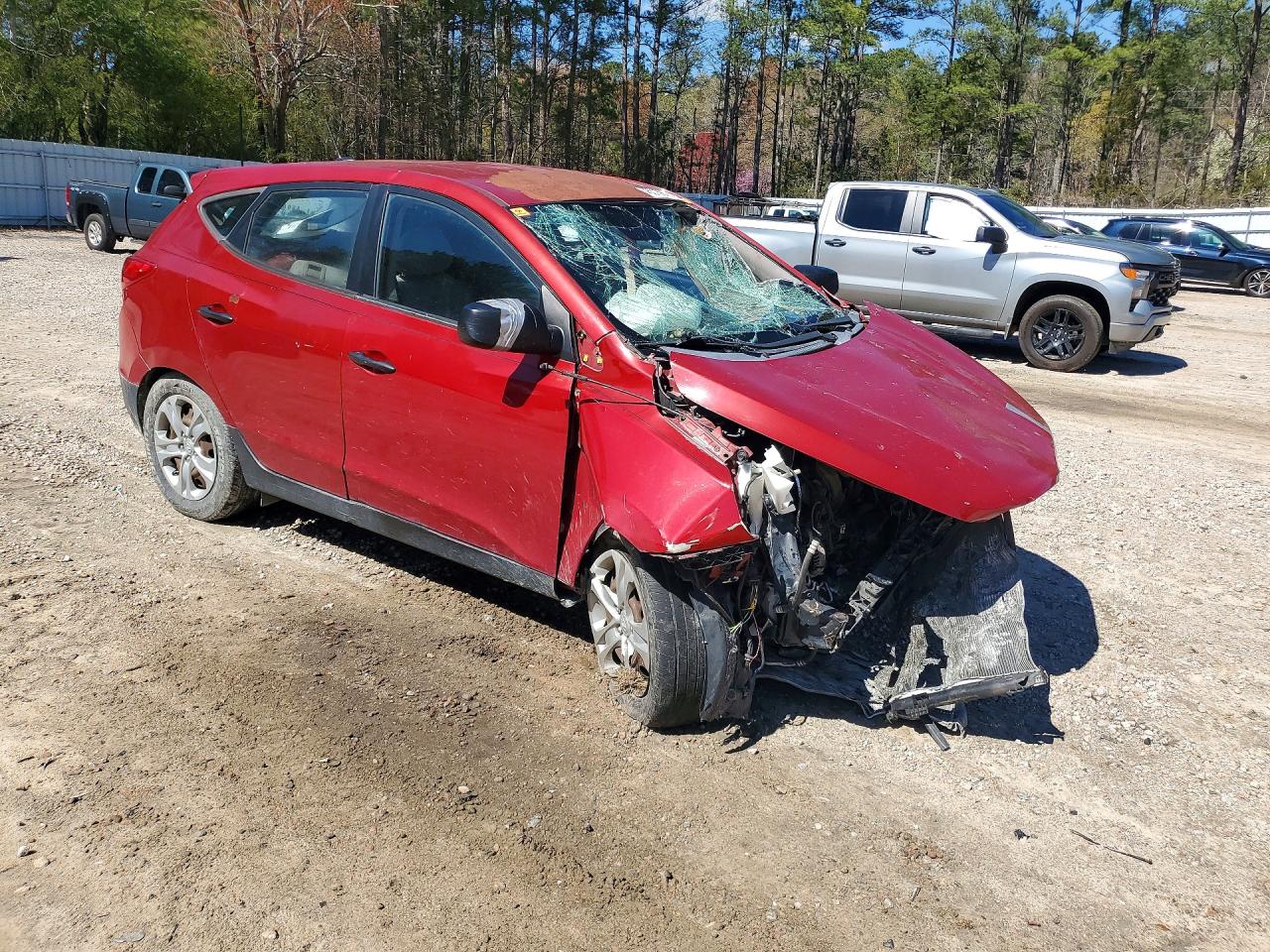2010 Hyundai Tucson Gls Red vin: KM8JT3AC2AU082180