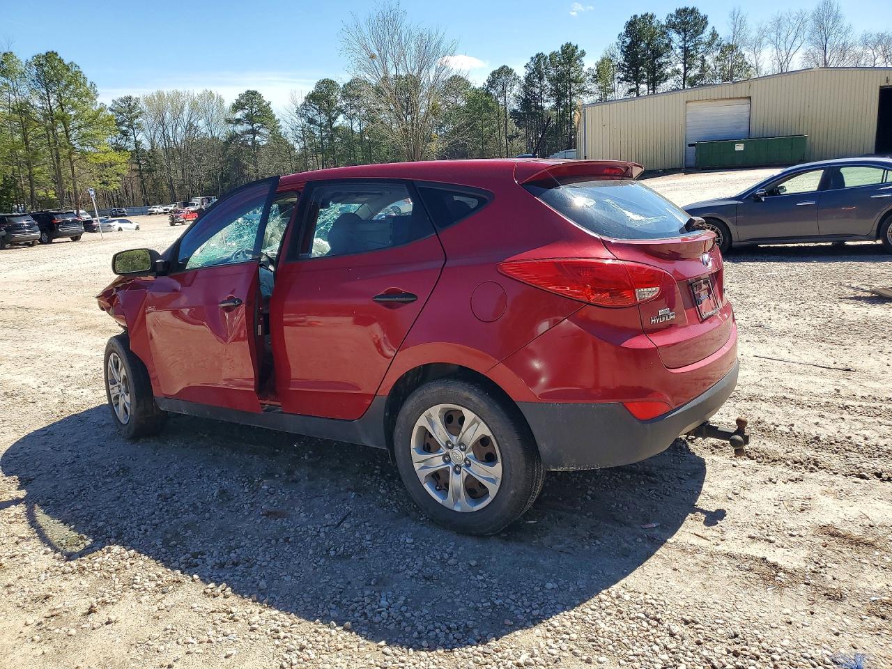 2010 Hyundai Tucson Gls Red vin: KM8JT3AC2AU082180