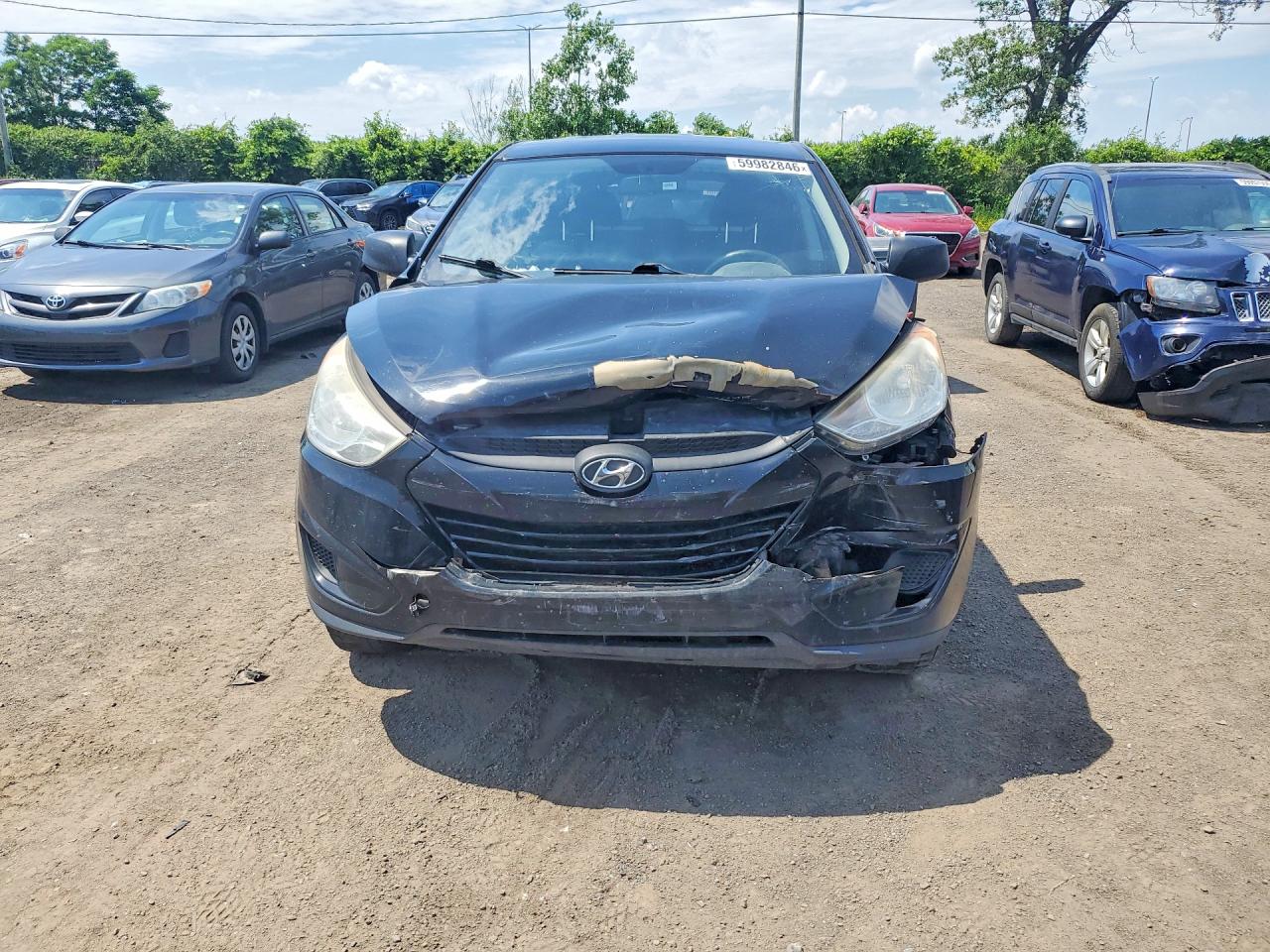 2011 Hyundai Tucson Gl Black vin: KM8JT3AC2BU194334
