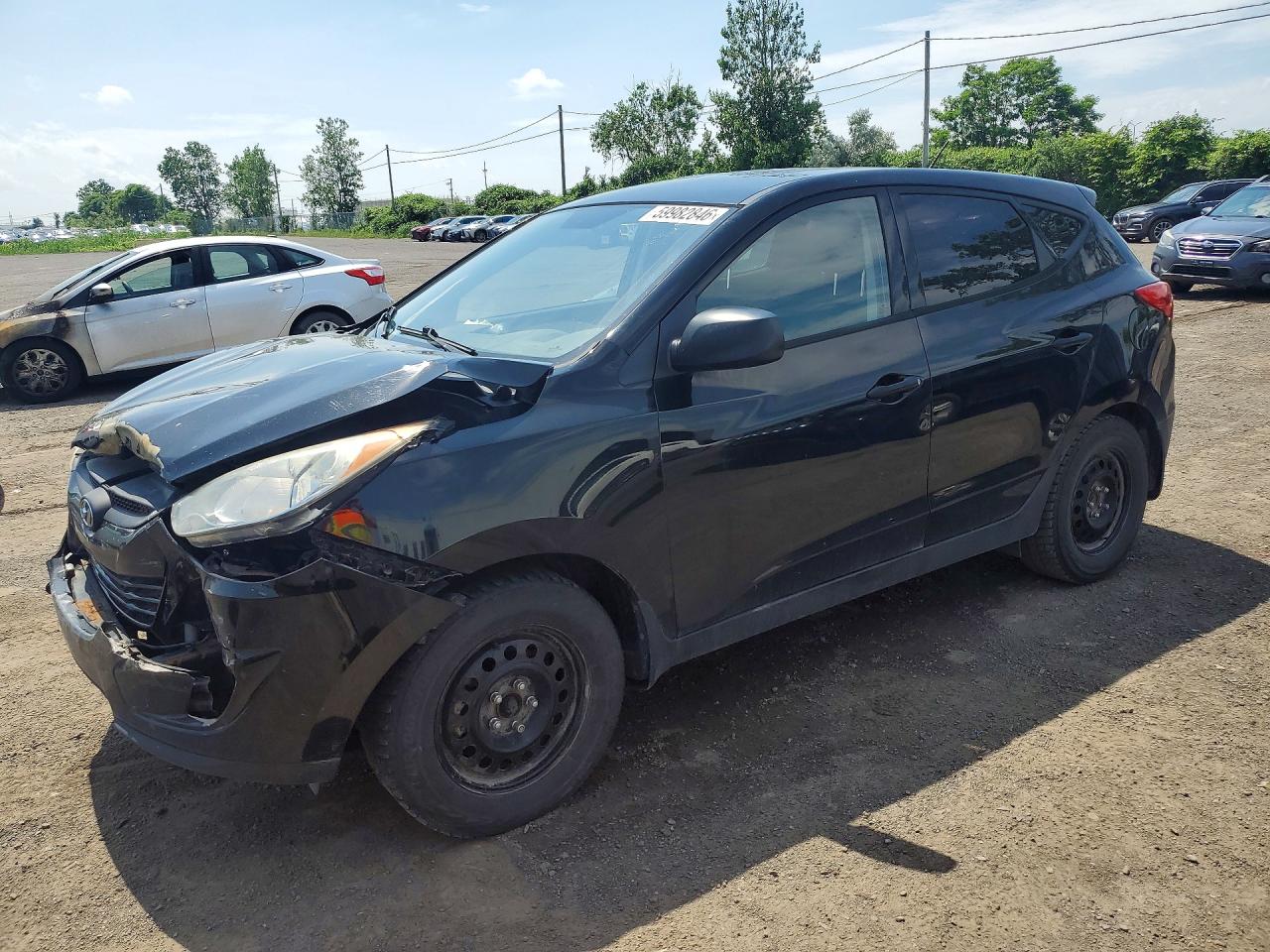 2011 Hyundai Tucson Gl Black vin: KM8JT3AC2BU194334