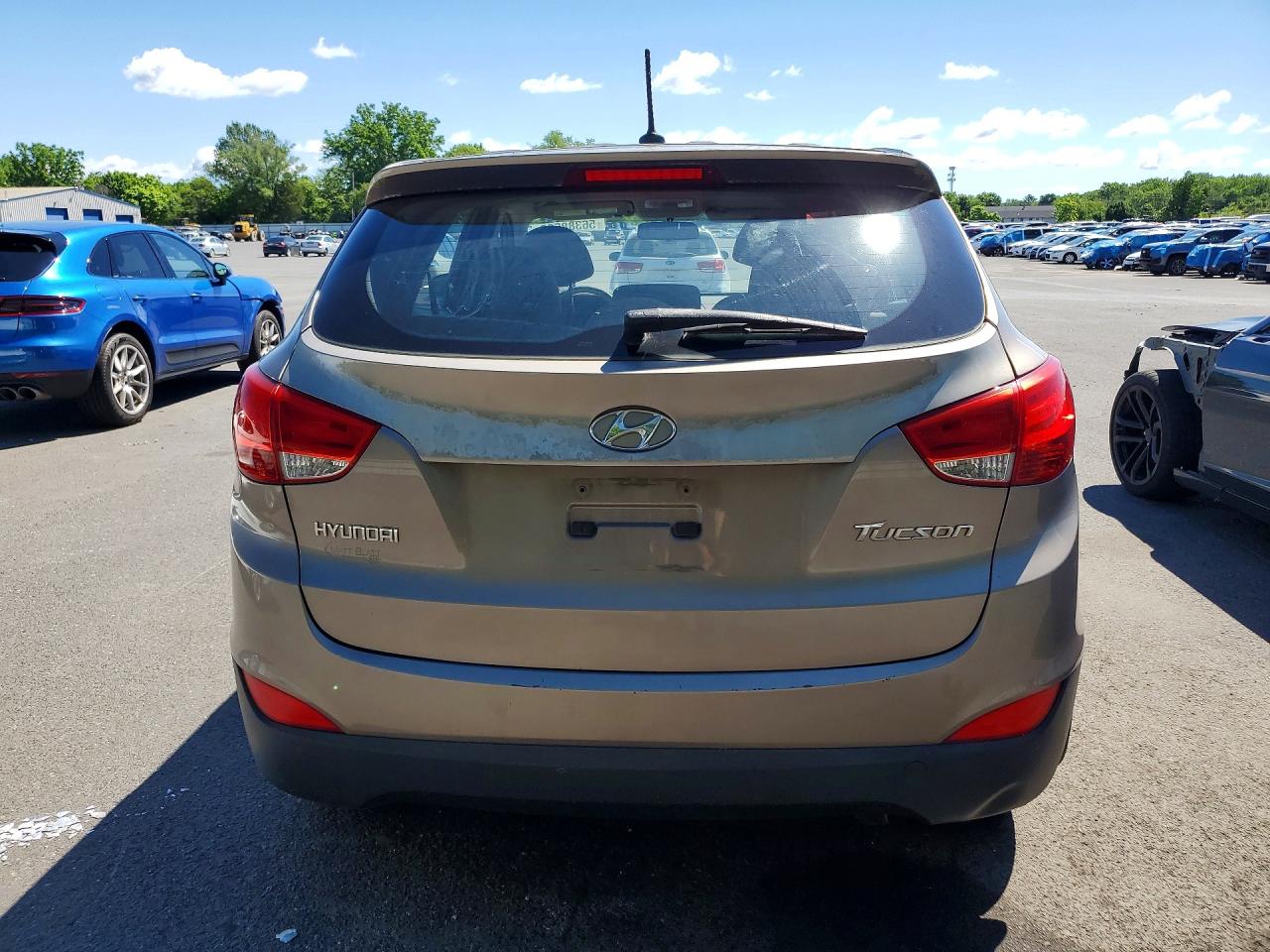 2010 Hyundai Tucson Gls Brown vin: KM8JT3AC3AU076498