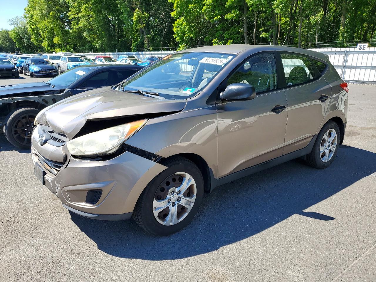 2010 Hyundai Tucson Gls Brown vin: KM8JT3AC3AU076498