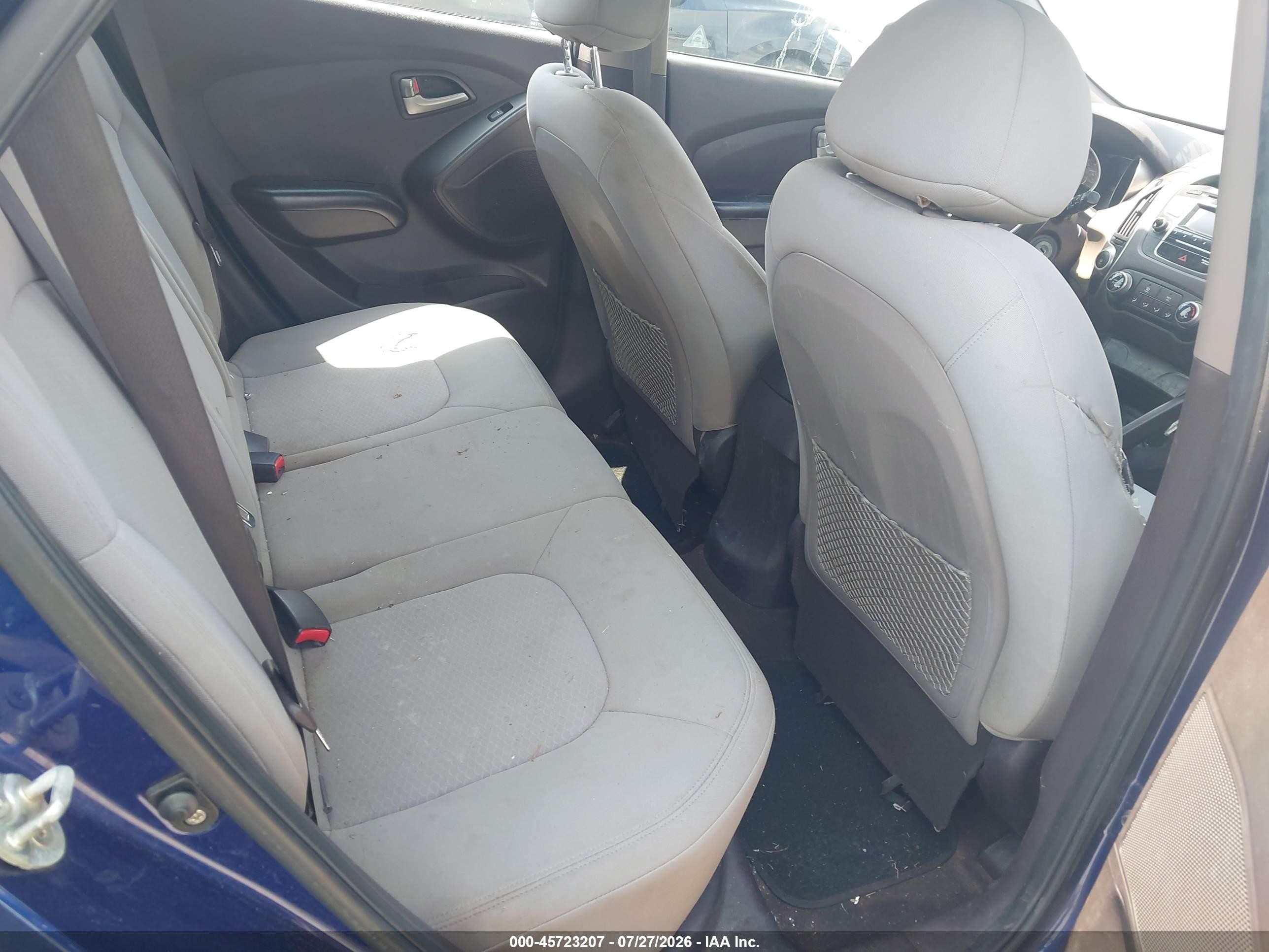 2010 Hyundai Tucson Gls Blue vin: KM8JT3AC4AU041324