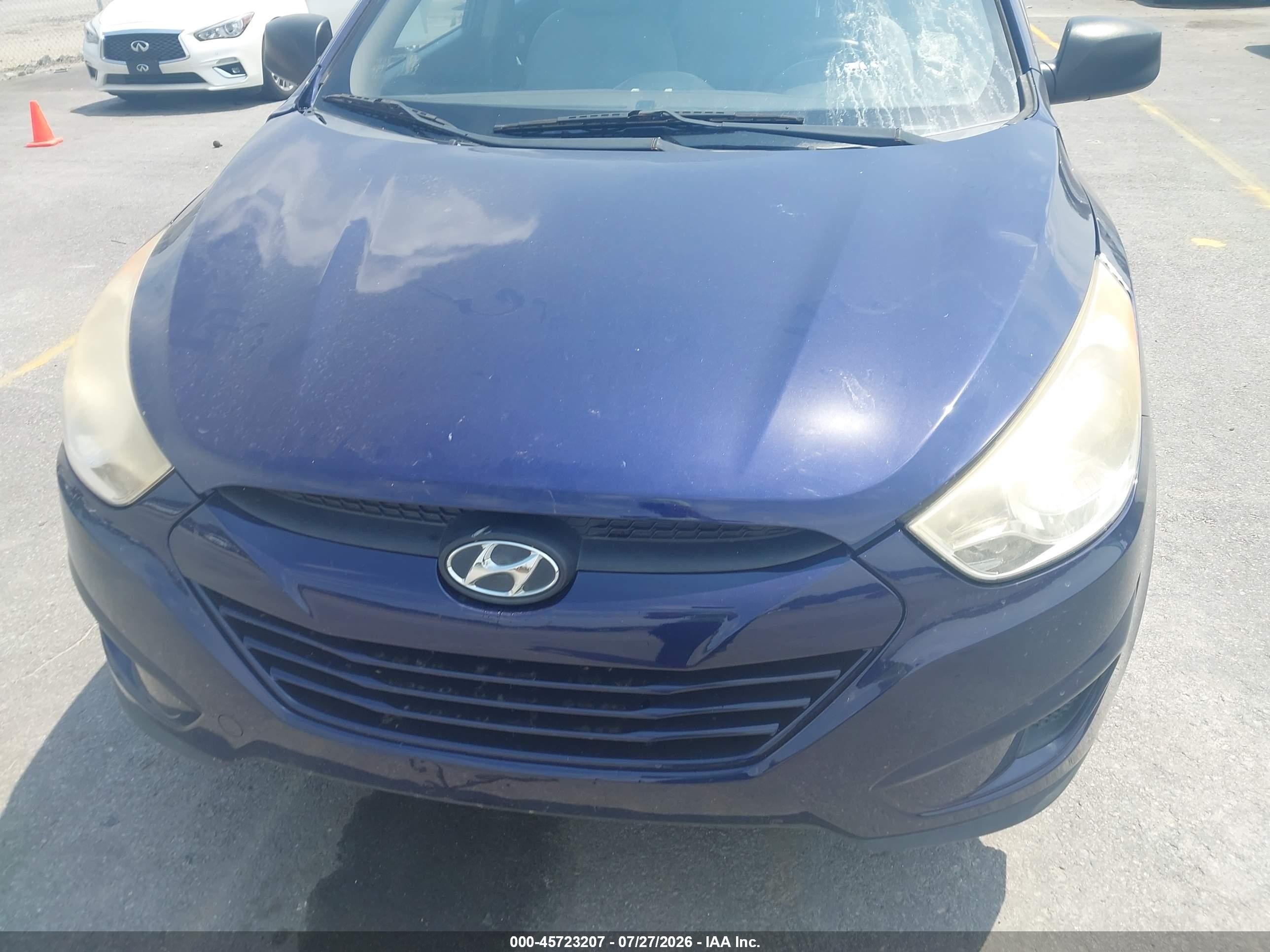 2010 Hyundai Tucson Gls Blue vin: KM8JT3AC4AU041324