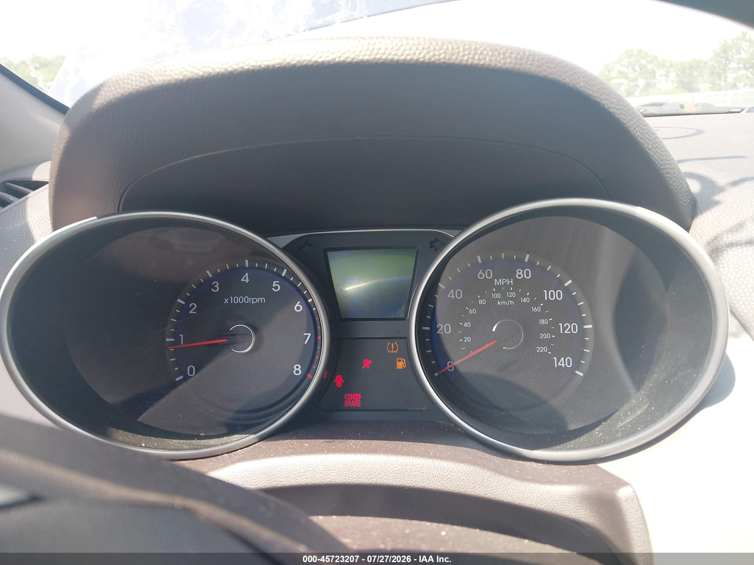 2010 Hyundai Tucson Gls Blue vin: KM8JT3AC4AU041324