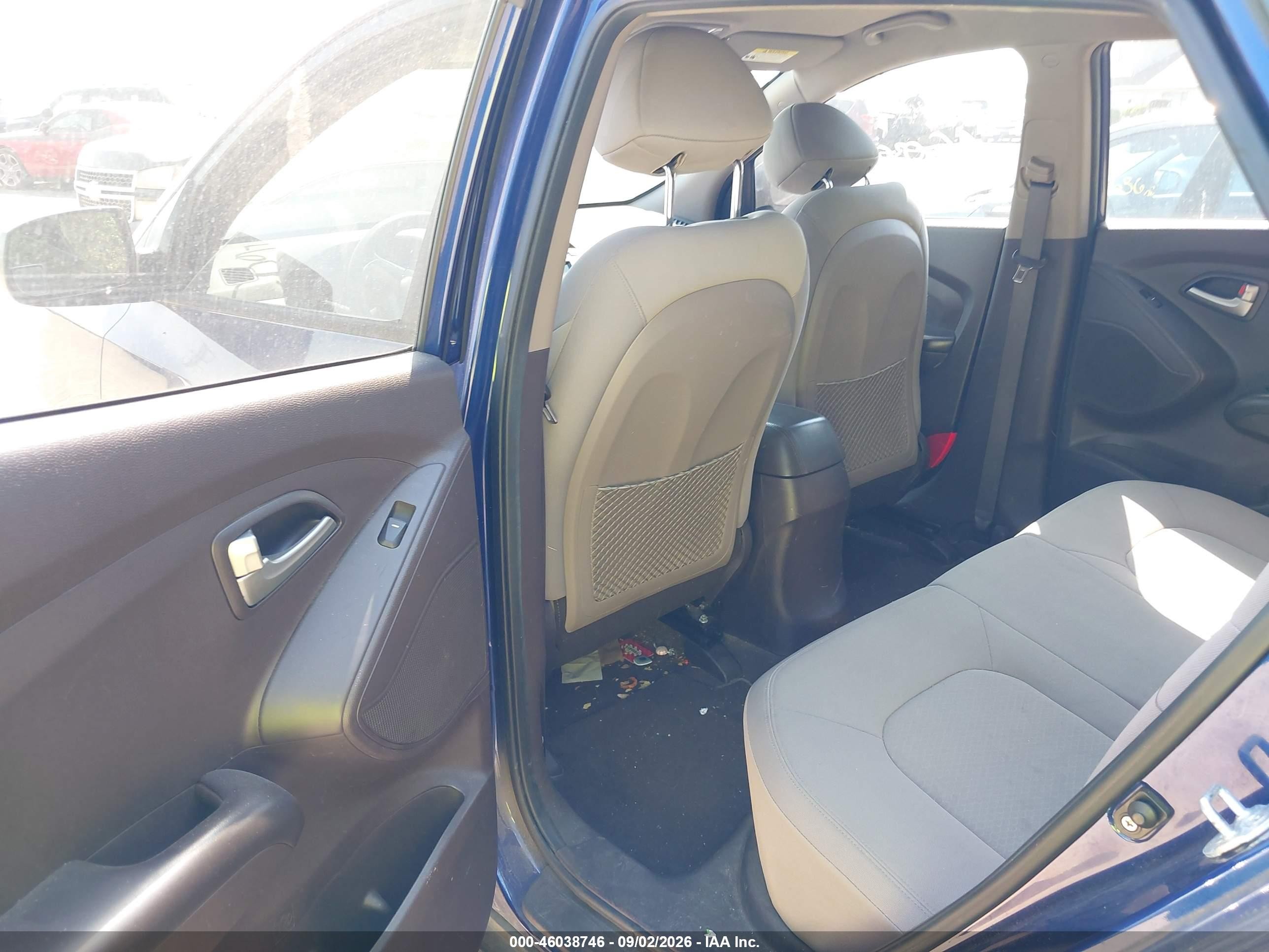 2010 Hyundai Tucson Gls Blue vin: KM8JT3AC4AU043901