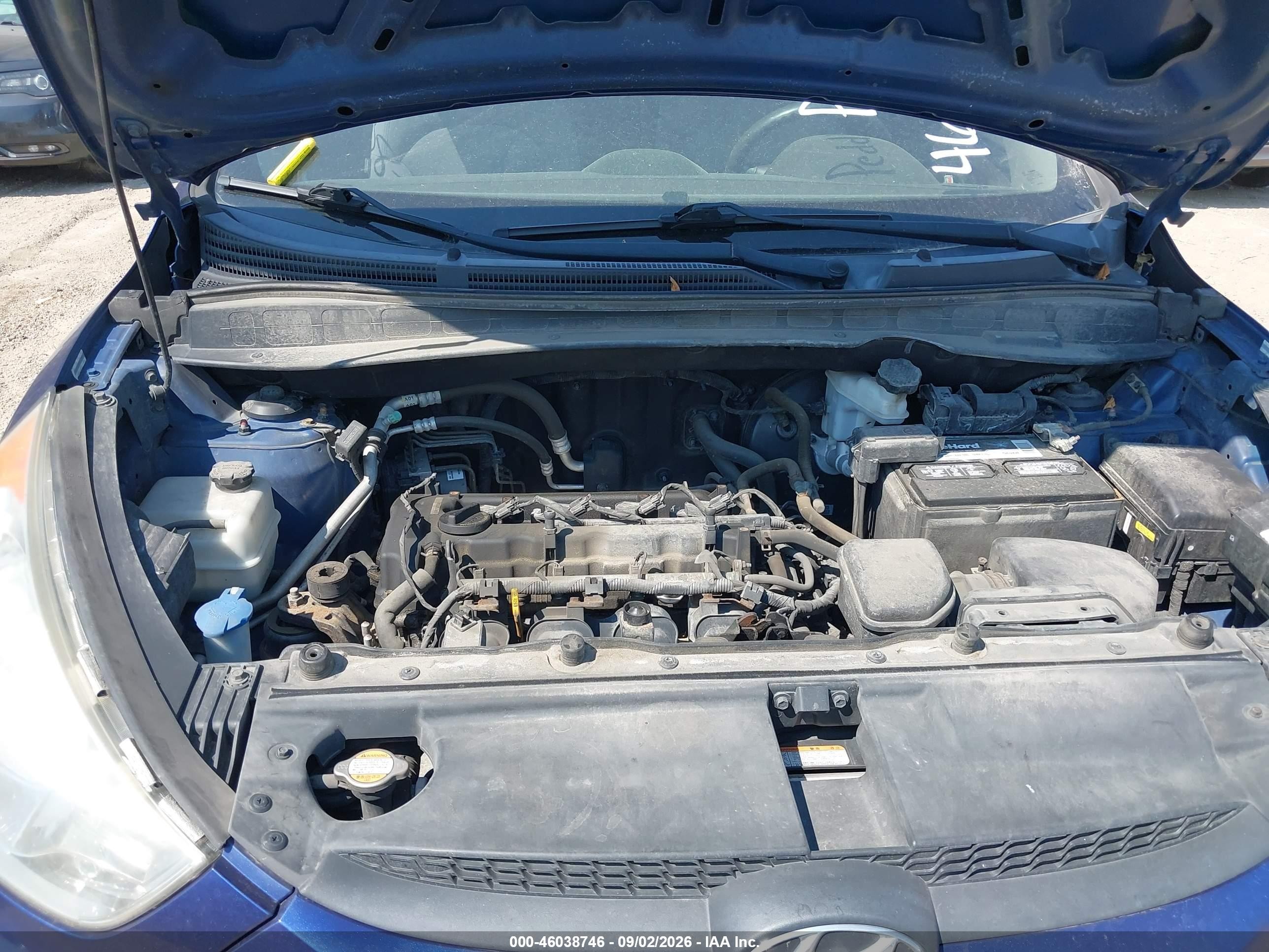 2010 Hyundai Tucson Gls Blue vin: KM8JT3AC4AU043901
