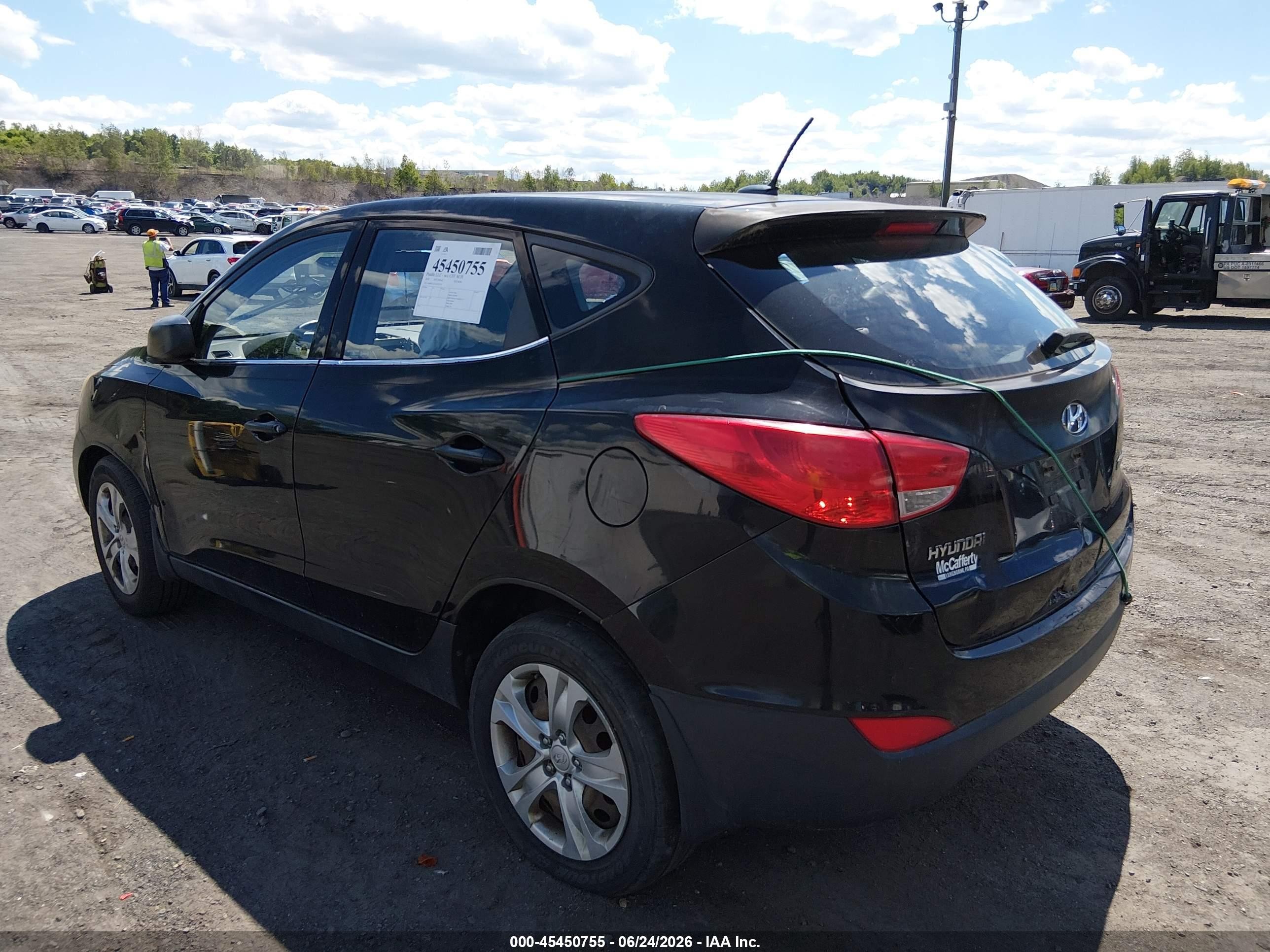 2010 Hyundai Tucson Gls Black vin: KM8JT3AC4AU072797