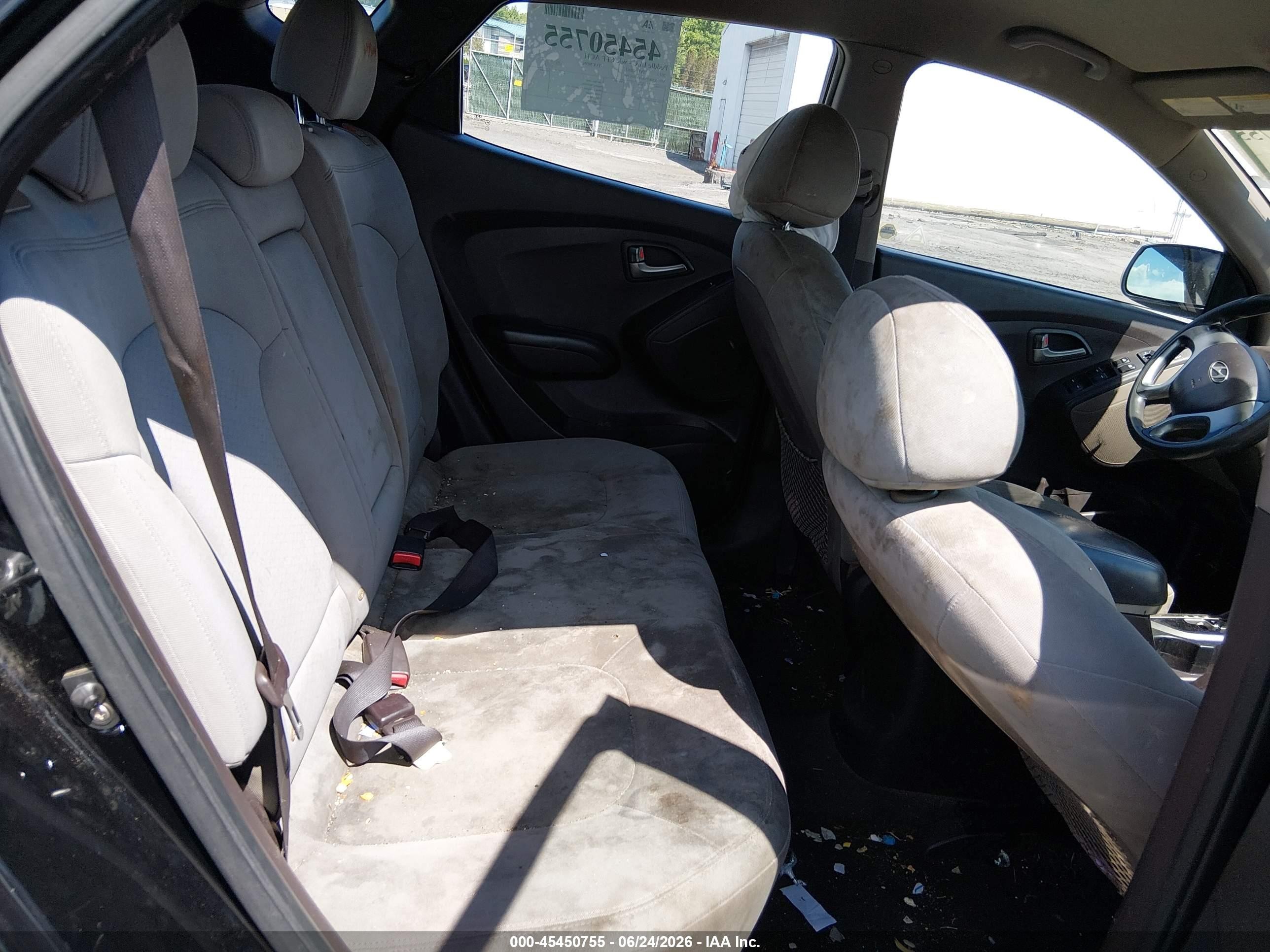 2010 Hyundai Tucson Gls Black vin: KM8JT3AC4AU072797