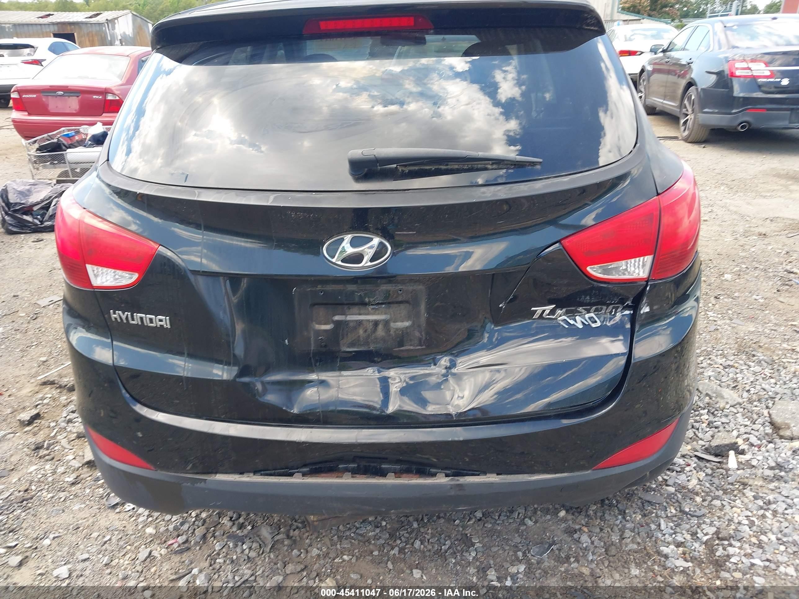 2010 Hyundai Tucson Gls Black vin: KM8JT3AC5AU095957