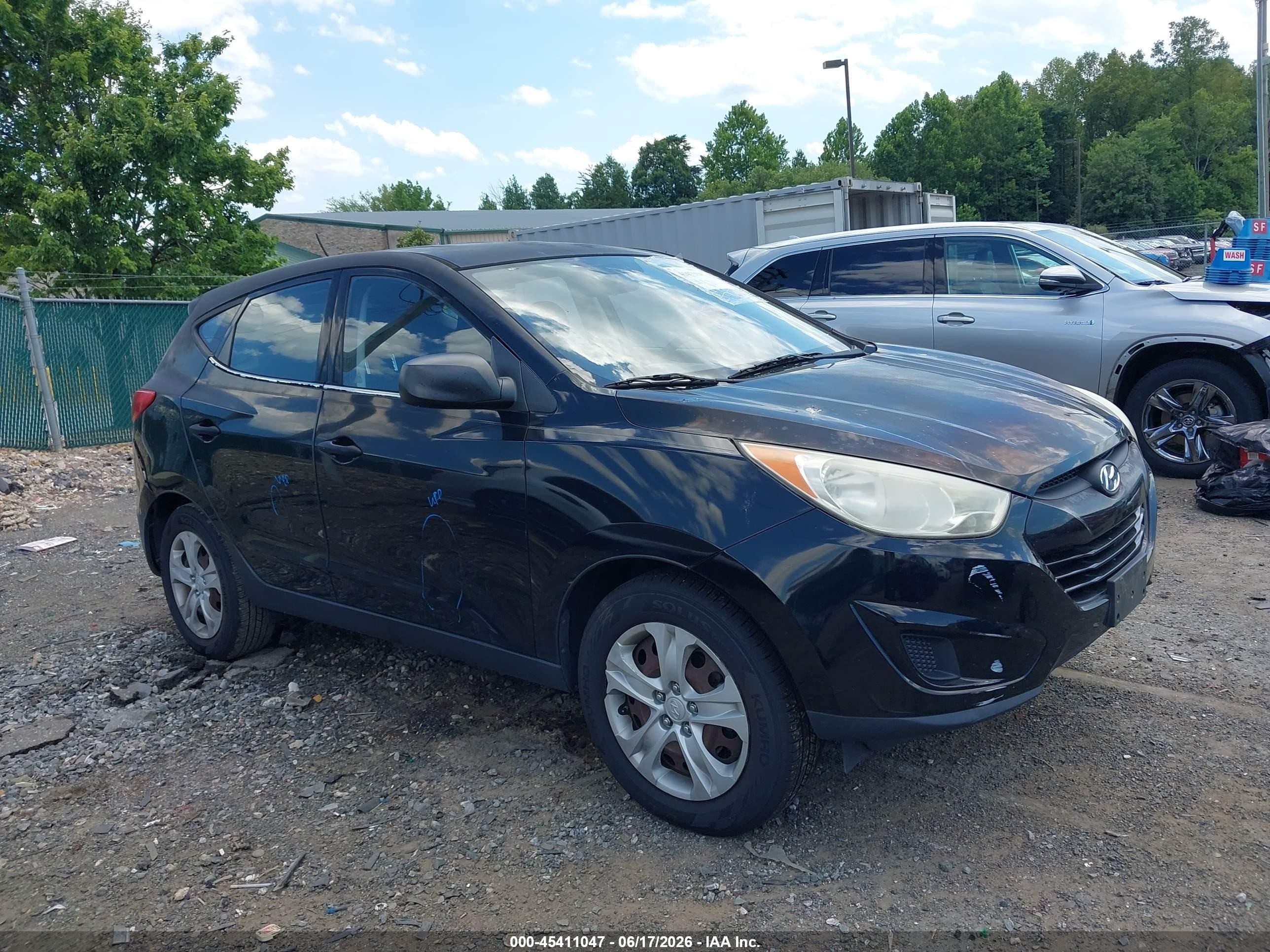 2010 Hyundai Tucson Gls Black vin: KM8JT3AC5AU095957