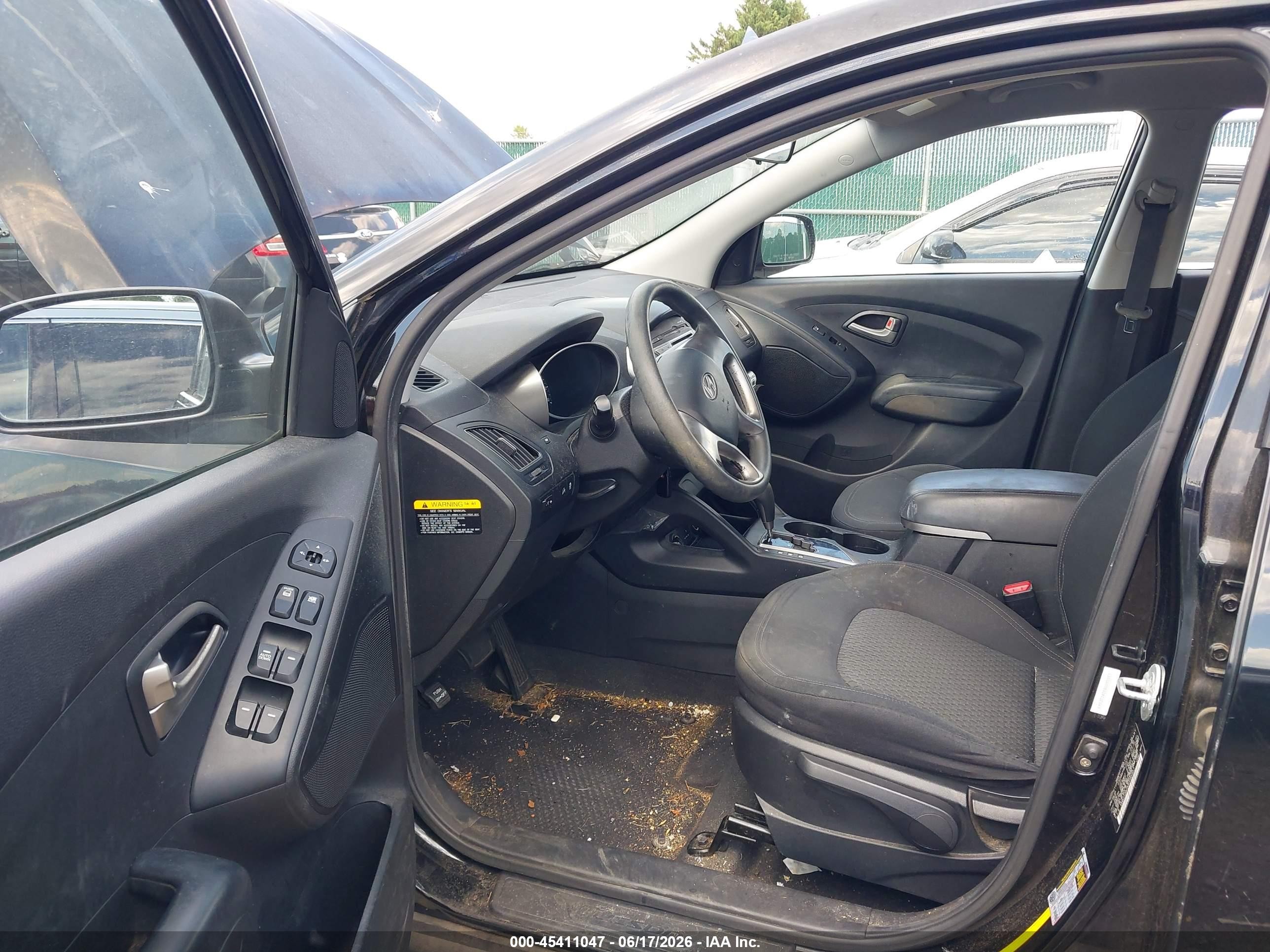 2010 Hyundai Tucson Gls Black vin: KM8JT3AC5AU095957