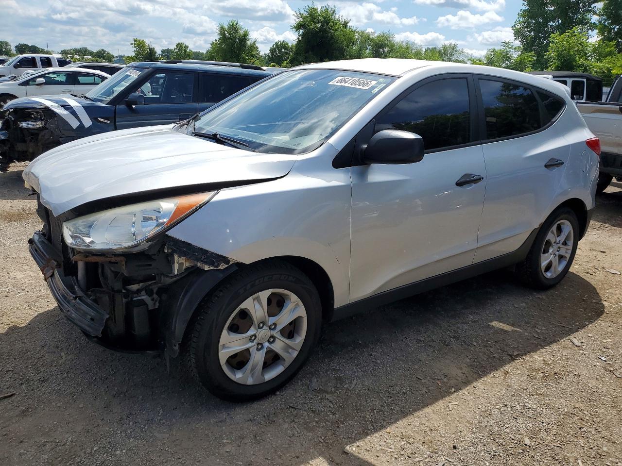2011 Hyundai Tucson Gl Silver vin: KM8JT3AC5BU135164