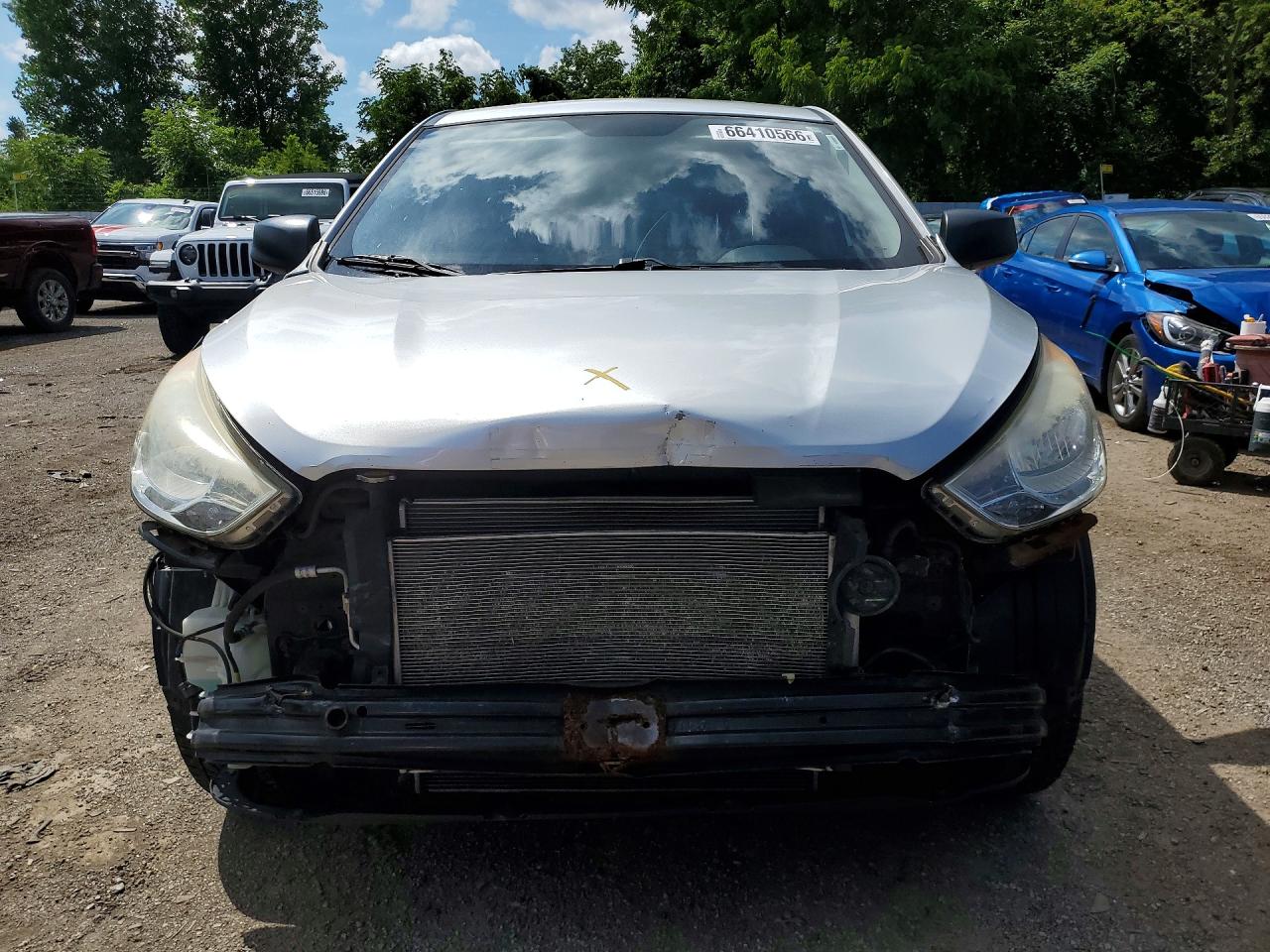2011 Hyundai Tucson Gl Silver vin: KM8JT3AC5BU135164