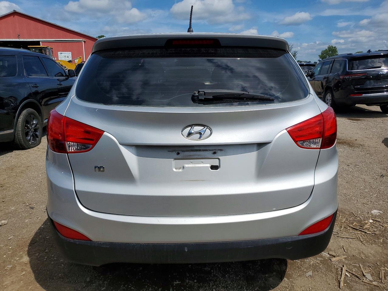 2011 Hyundai Tucson Gl Silver vin: KM8JT3AC5BU135164