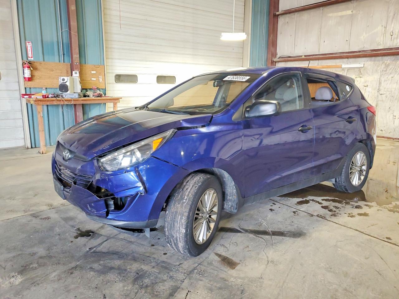 2010 Hyundai Tucson Gls Blue vin: KM8JT3AC7AU113021
