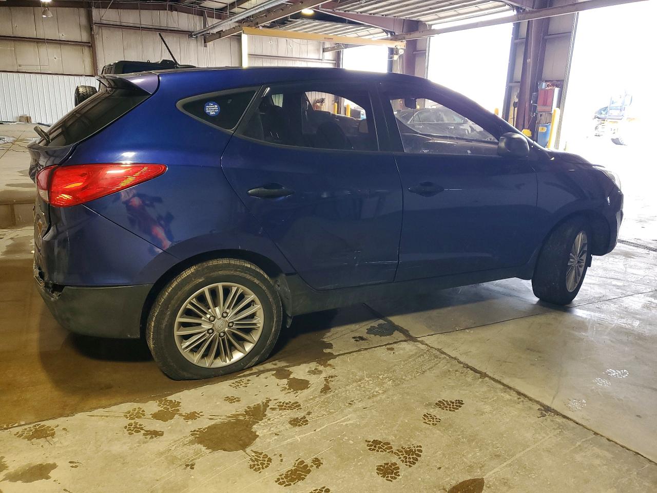 2010 Hyundai Tucson Gls Blue vin: KM8JT3AC7AU113021