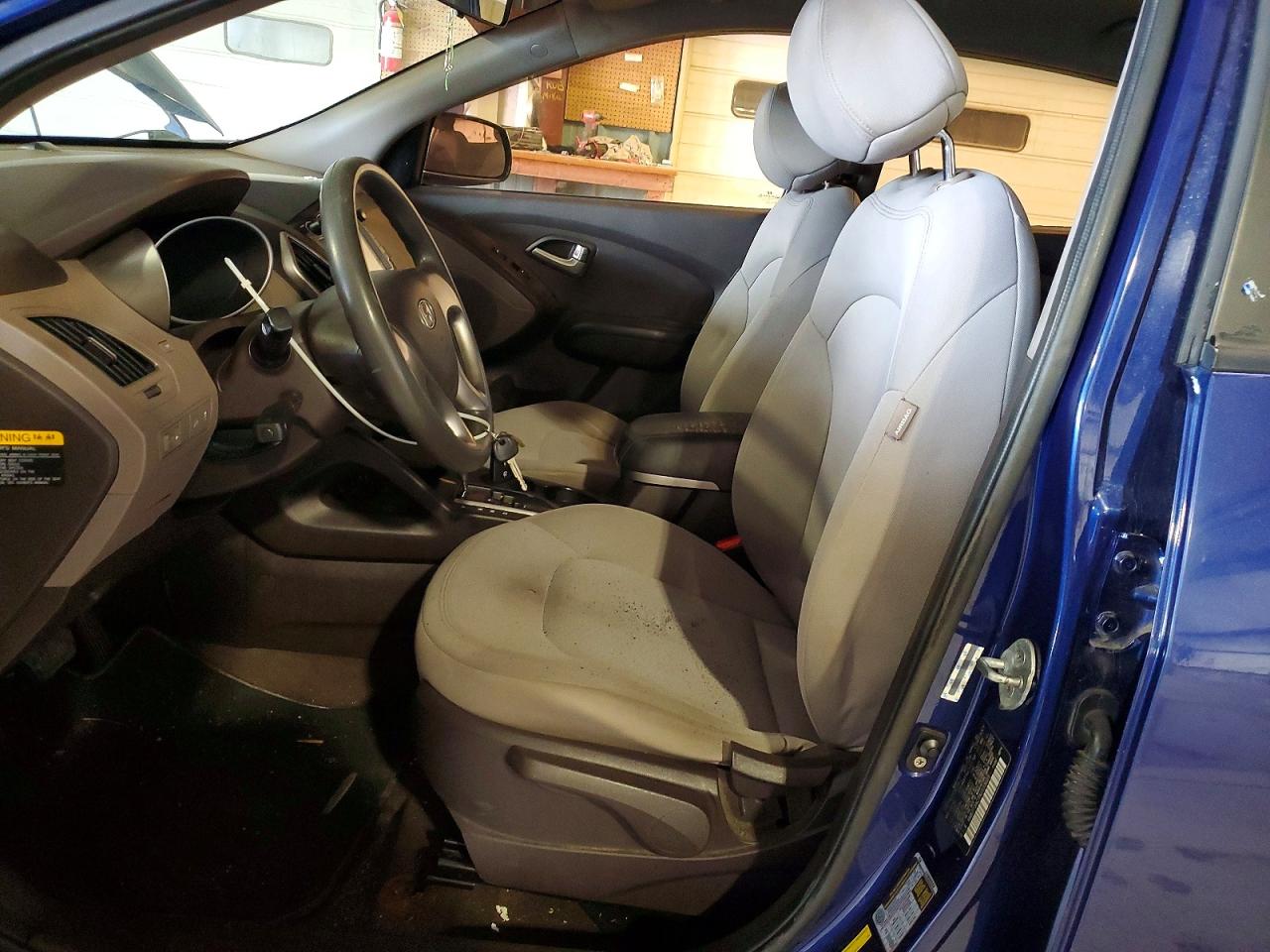 2010 Hyundai Tucson Gls Blue vin: KM8JT3AC7AU113021