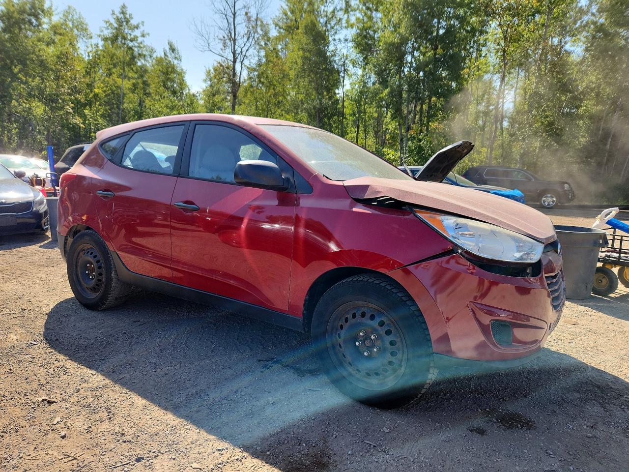 2013 Hyundai Tucson Gl Red vin: KM8JT3AC7DU550327