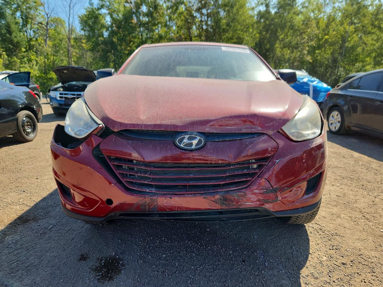 2013 Hyundai Tucson Gl Red vin: KM8JT3AC7DU550327