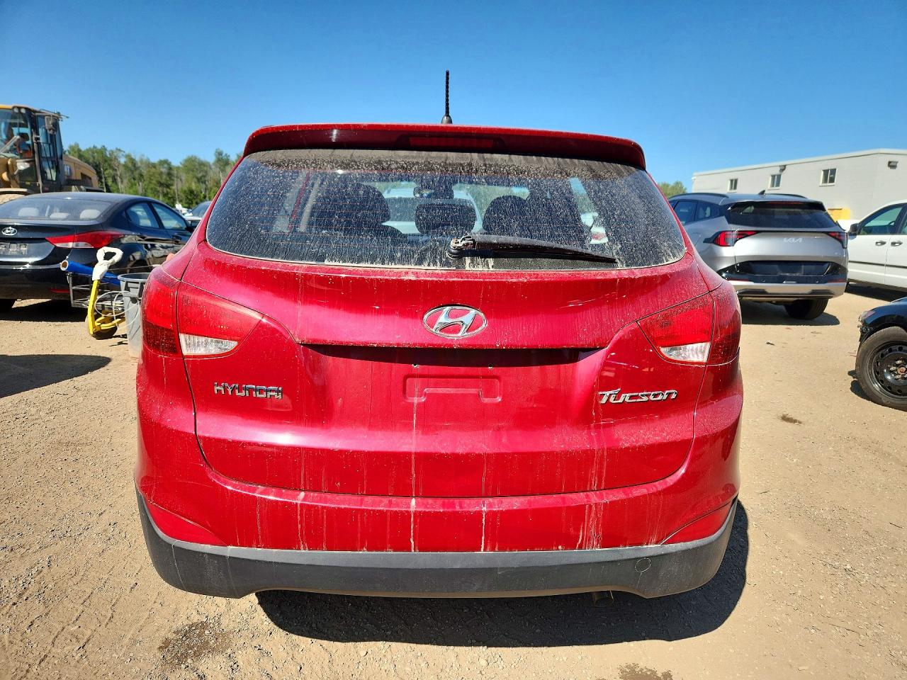 2013 Hyundai Tucson Gl Red vin: KM8JT3AC7DU550327