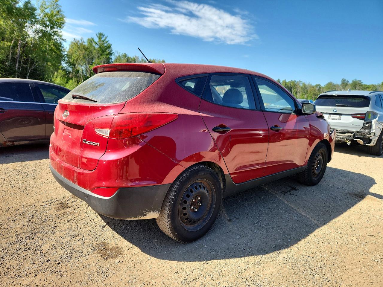 2013 Hyundai Tucson Gl Red vin: KM8JT3AC7DU550327