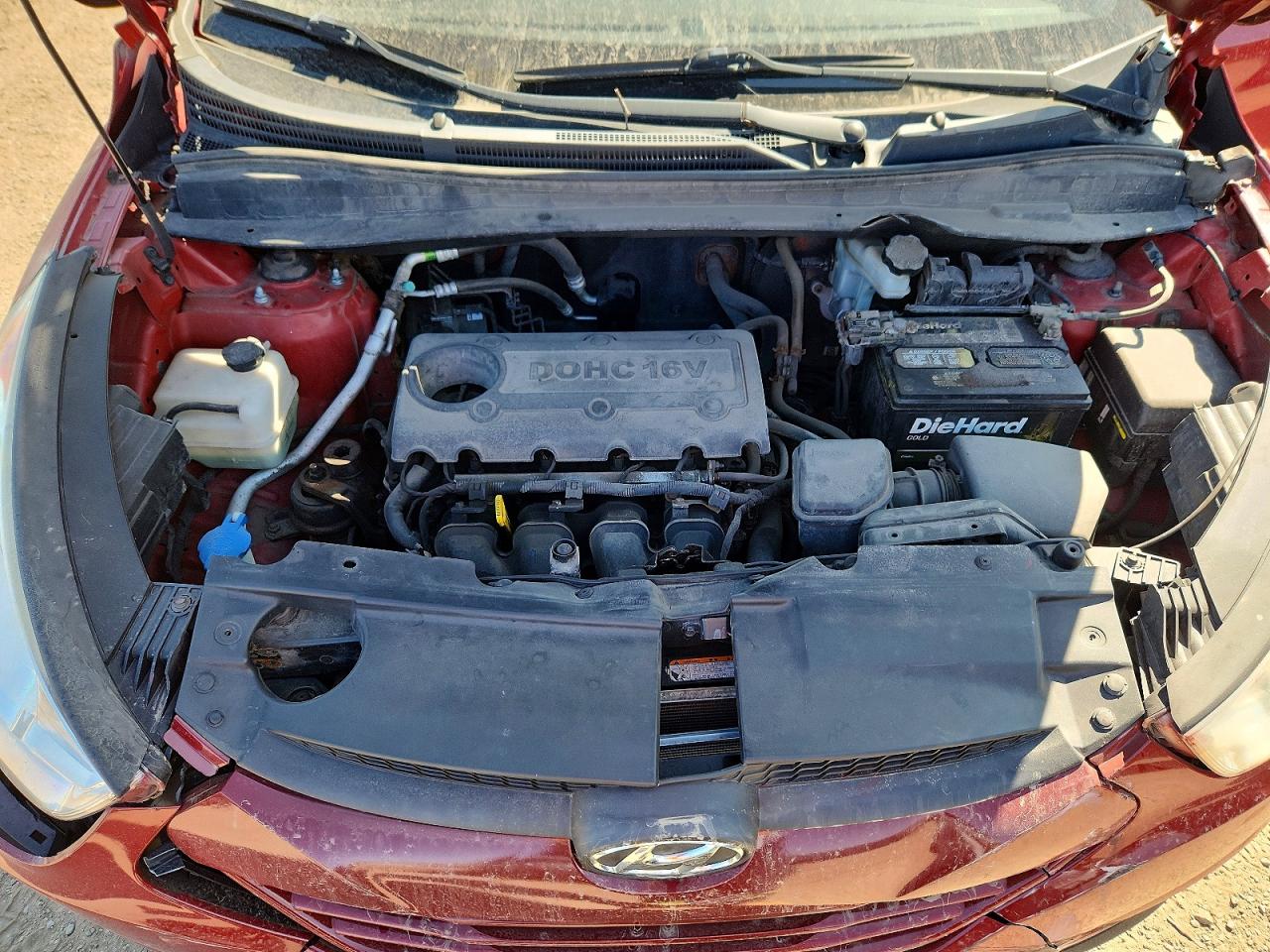 2013 Hyundai Tucson Gl Red vin: KM8JT3AC7DU550327