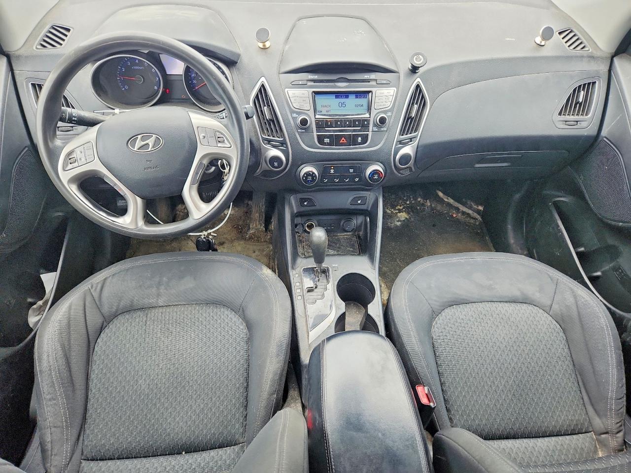 2013 Hyundai Tucson Gl Silver vin: KM8JT3AC8DU737494